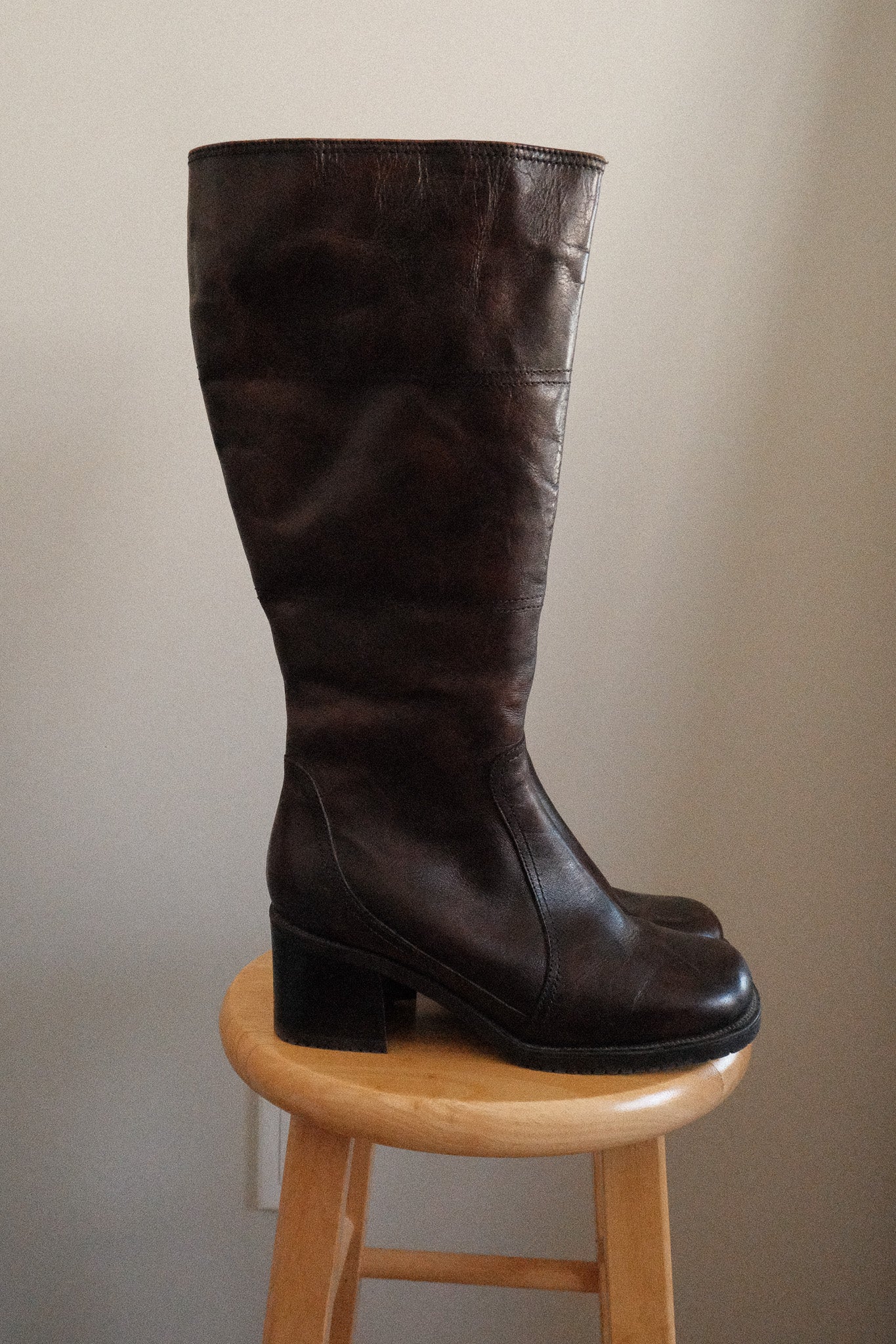 Vintage x Patina Leather Lined Boots (8)