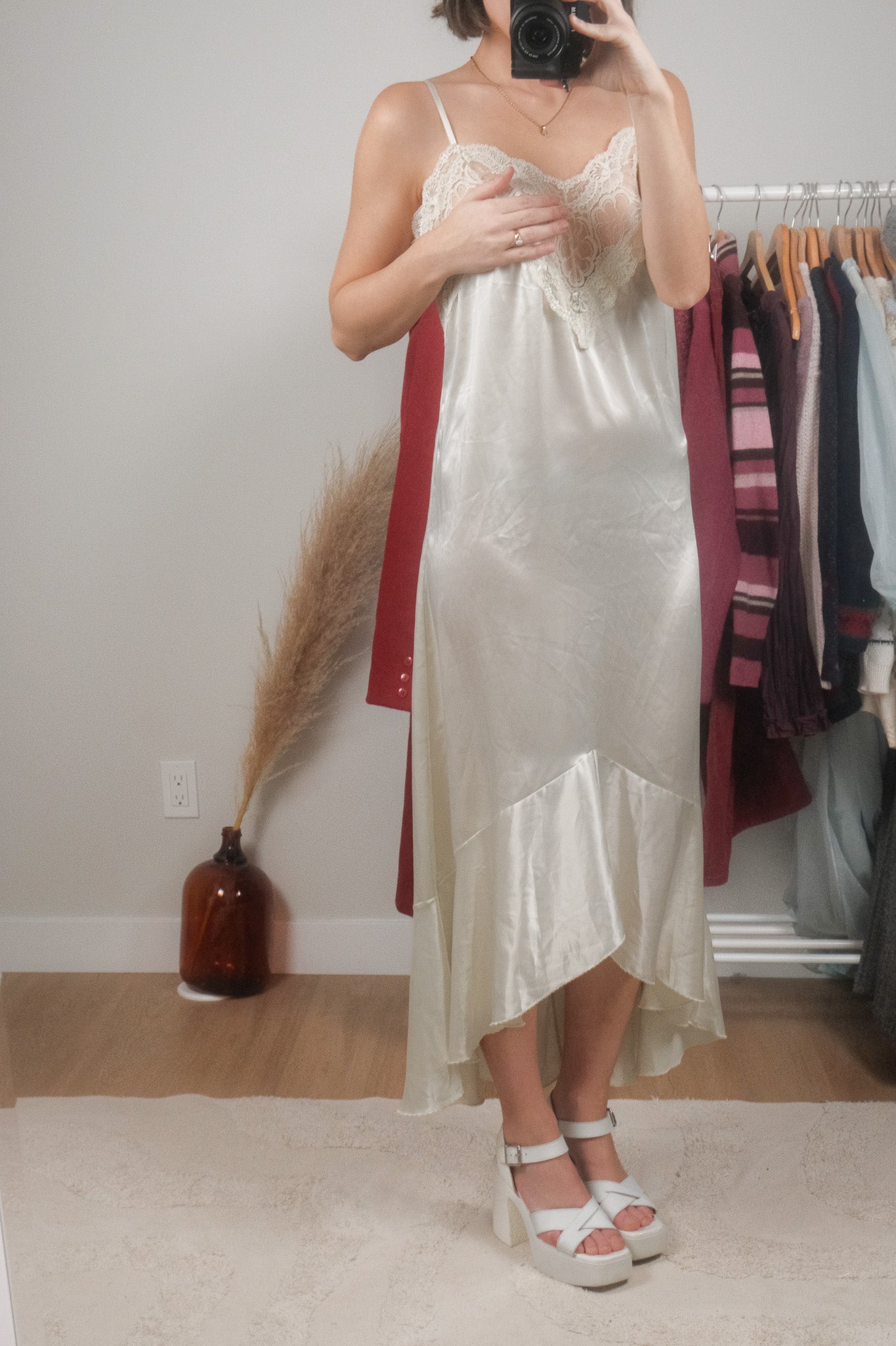 Made in Canada x Vintage x Robe + Slip Set (S)