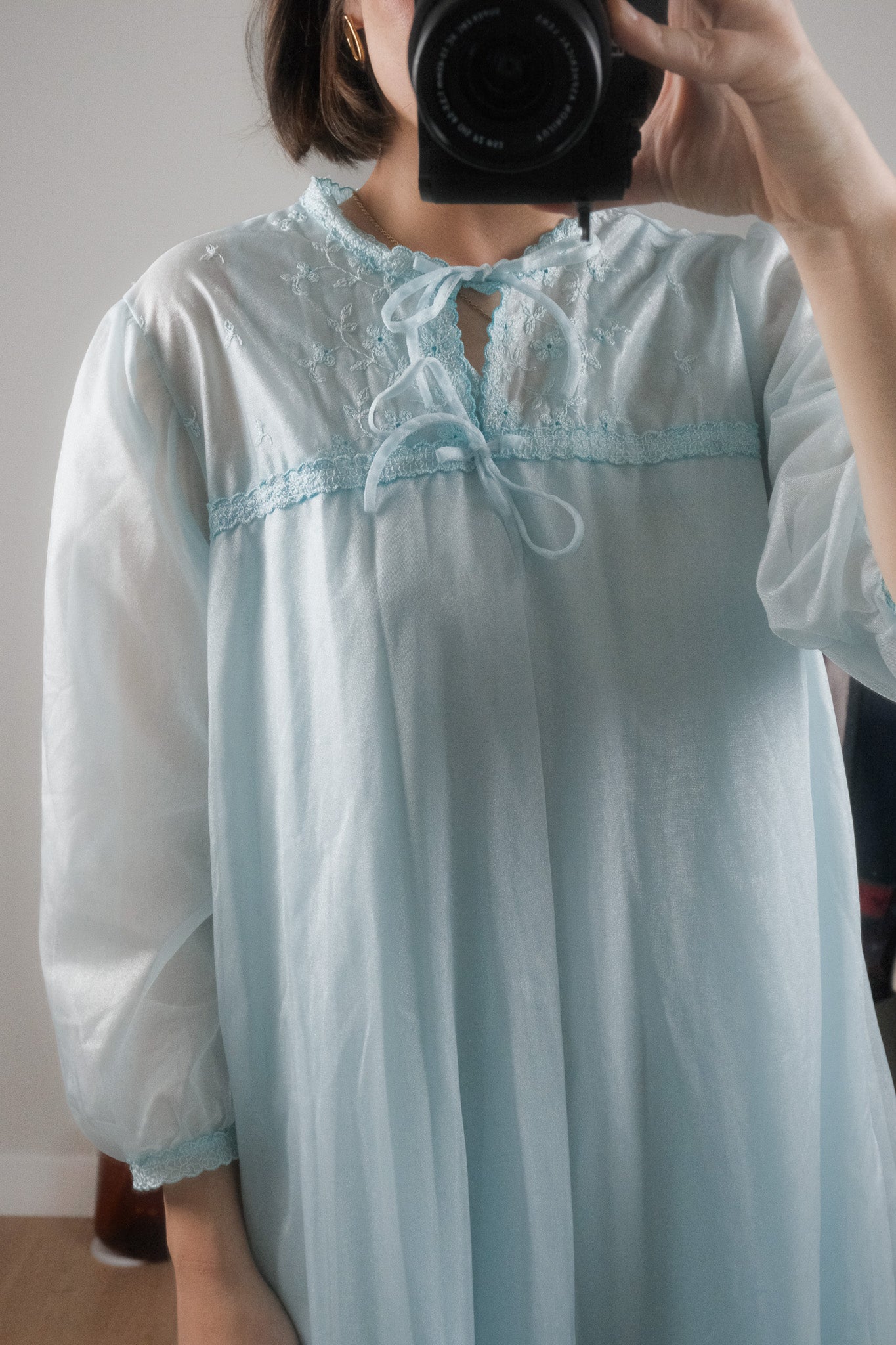 Made in Canada x Vintage x Robe + Slip Set (S/M)