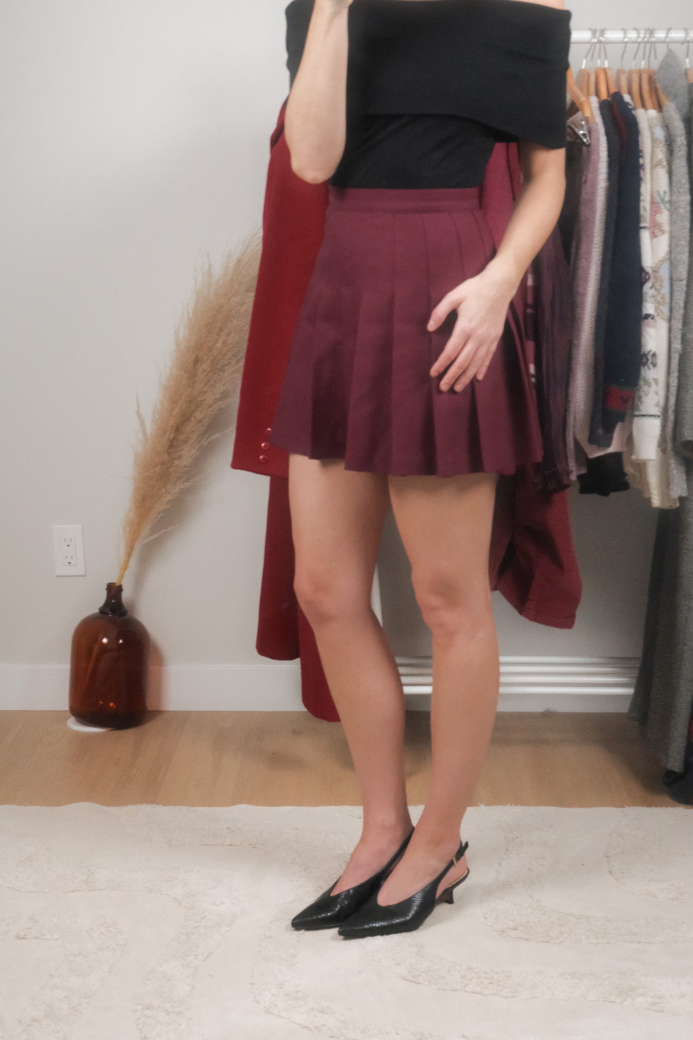 Made in USA x American Apparel x Pleated Mini Skirt (4/6)