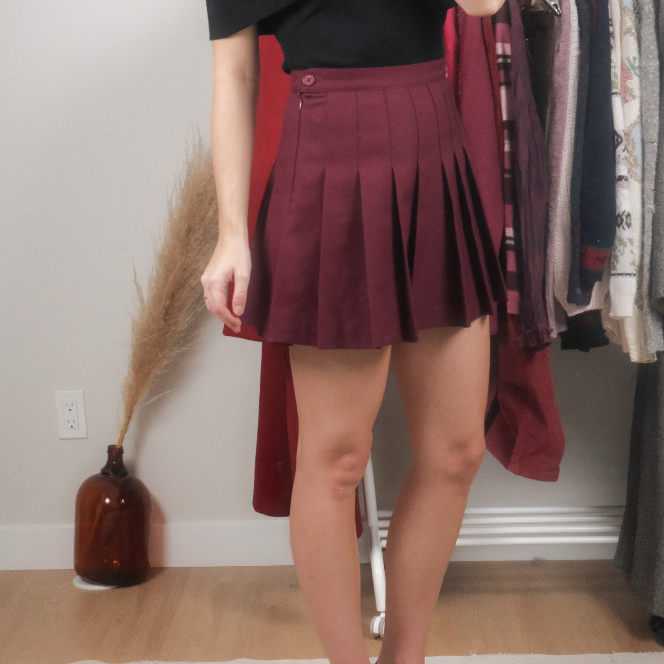 Made in USA x American Apparel x Pleated Mini Skirt (4/6)