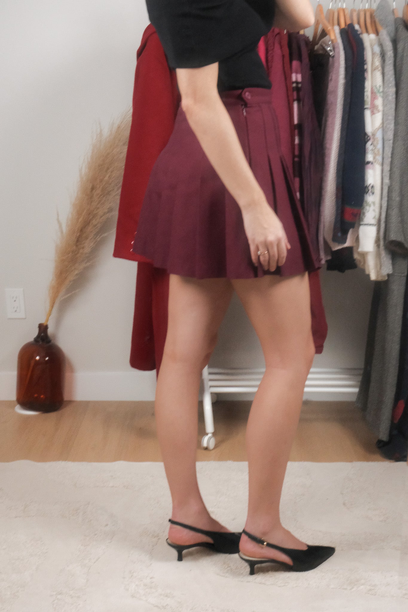 Made in USA x American Apparel x Pleated Mini Skirt (4/6)