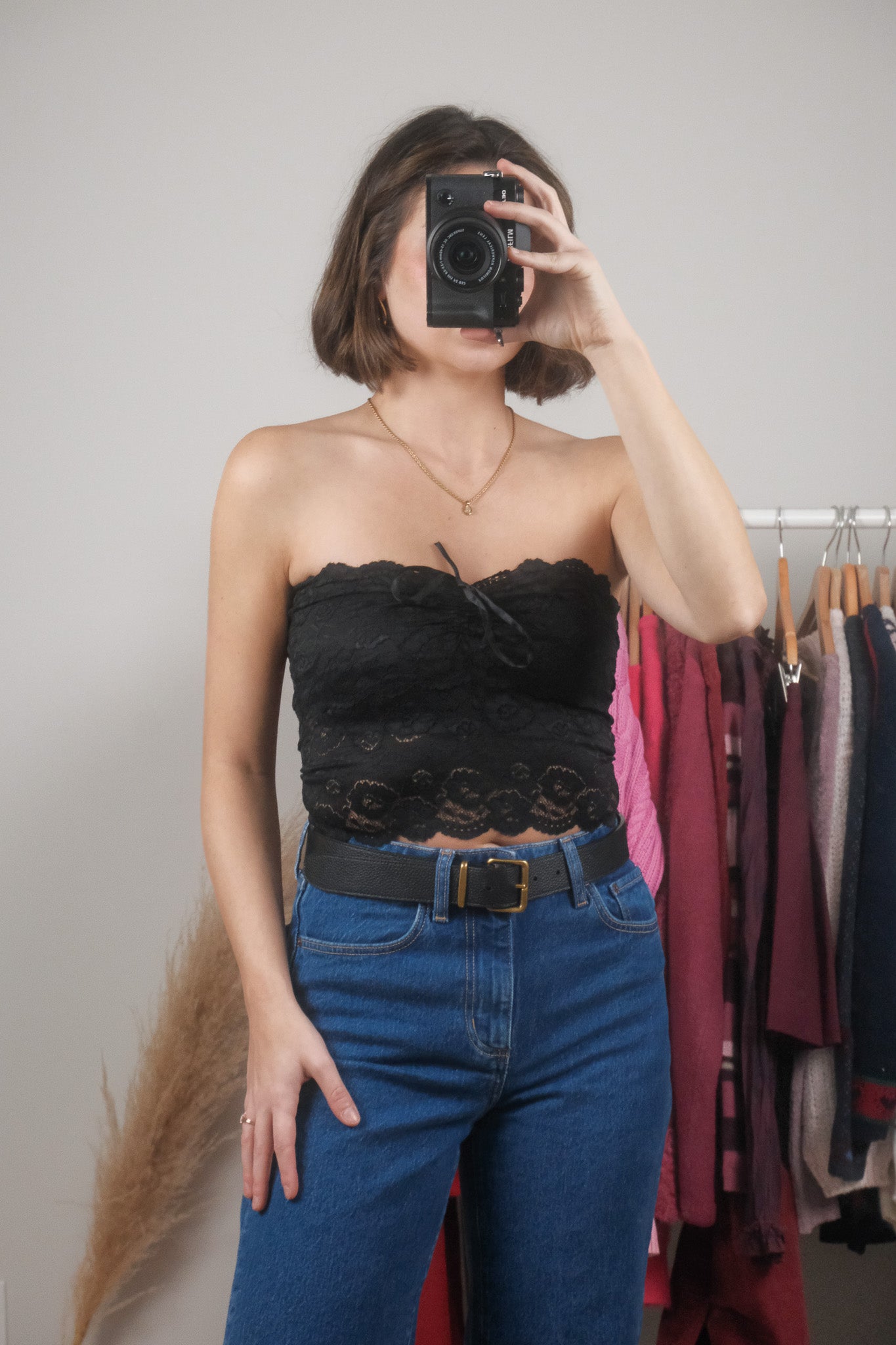 Vintage x Bebe x Lace Bandeau (XS)
