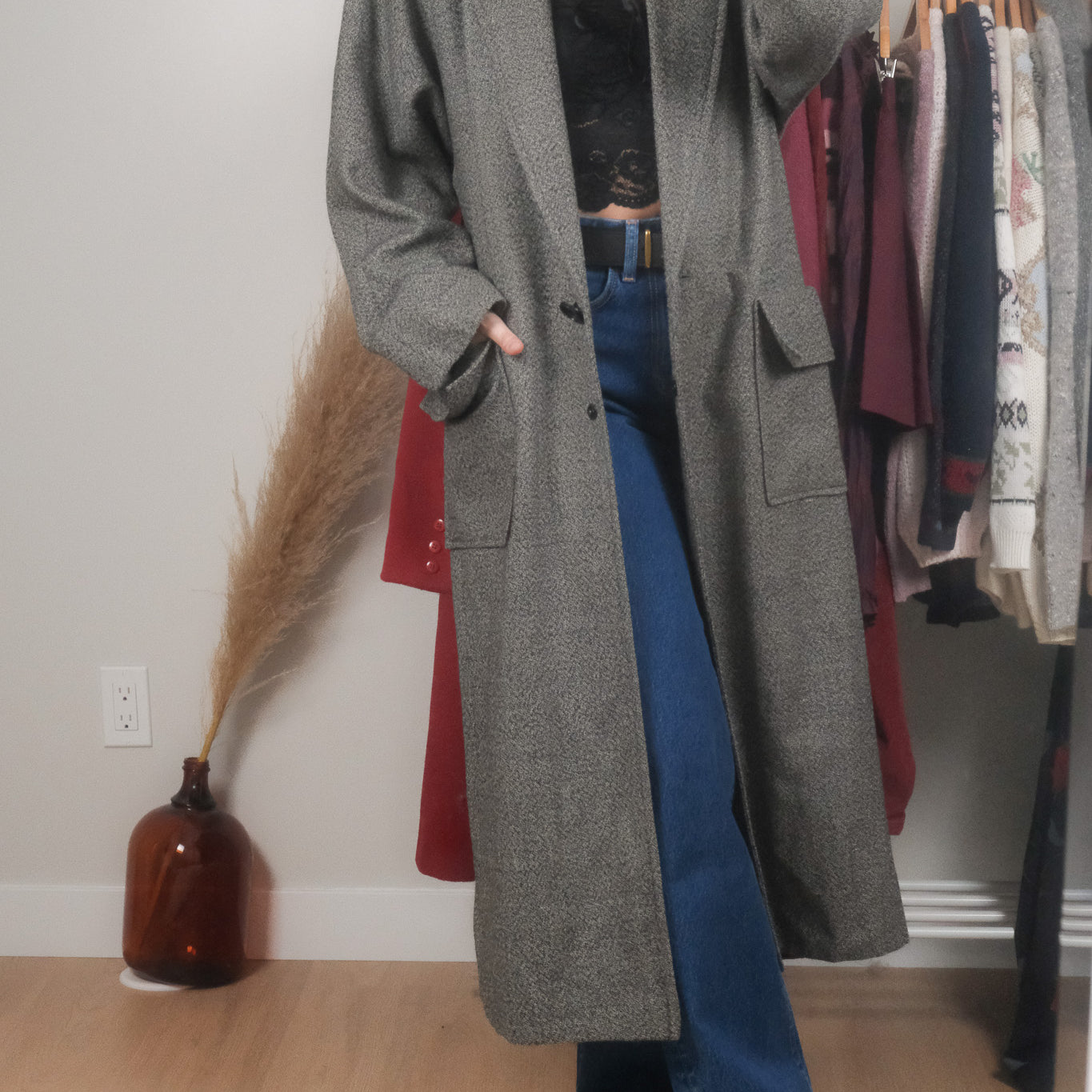 Made in Canada x Vintage x Long Coat (S)