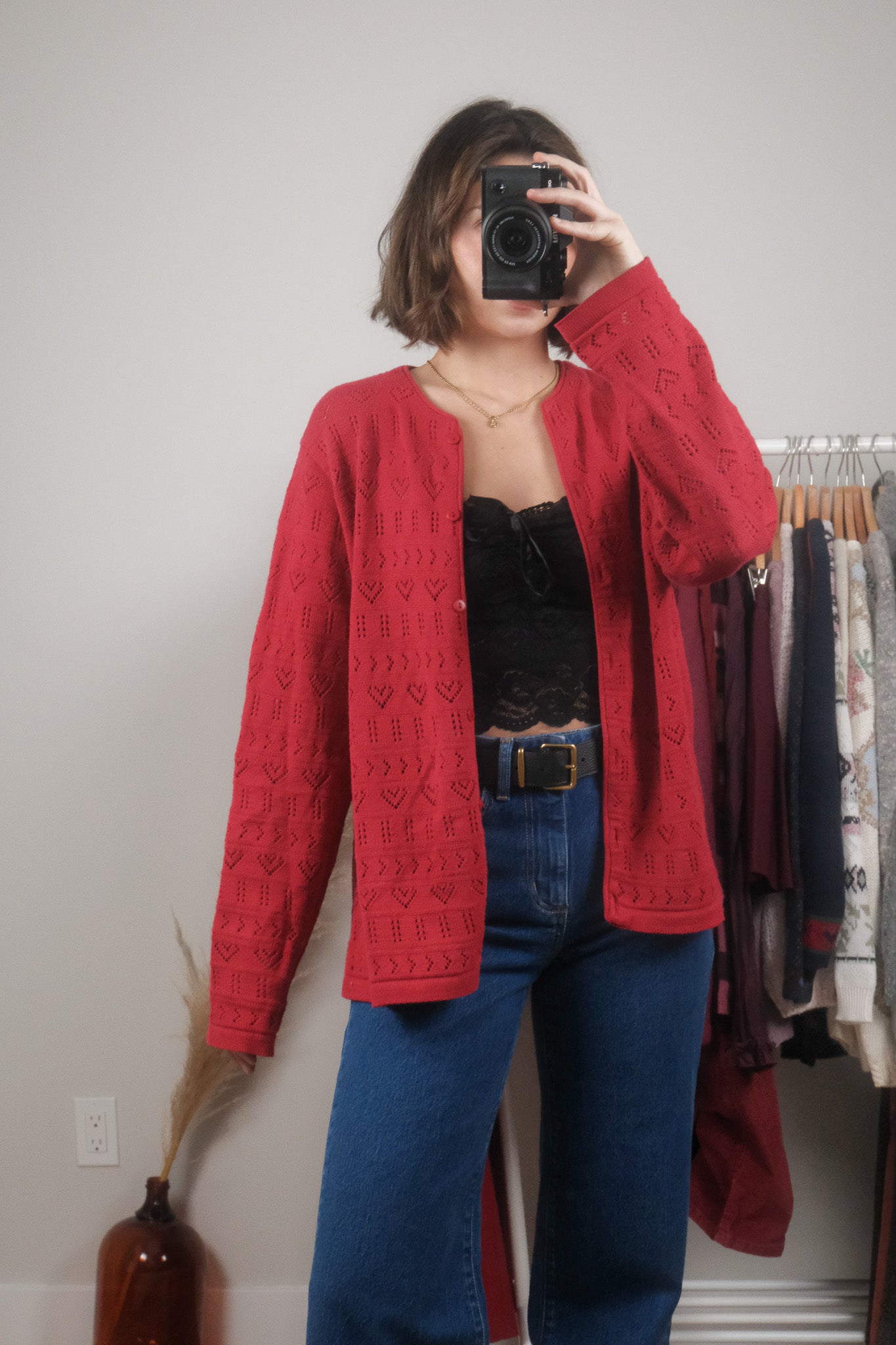Made in Canada x Vintage x Cotton Heart Cardigan (L)