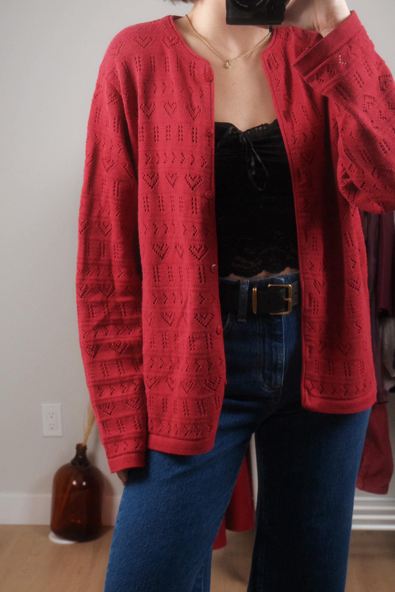 Made in Canada x Vintage x Cotton Heart Cardigan (L)