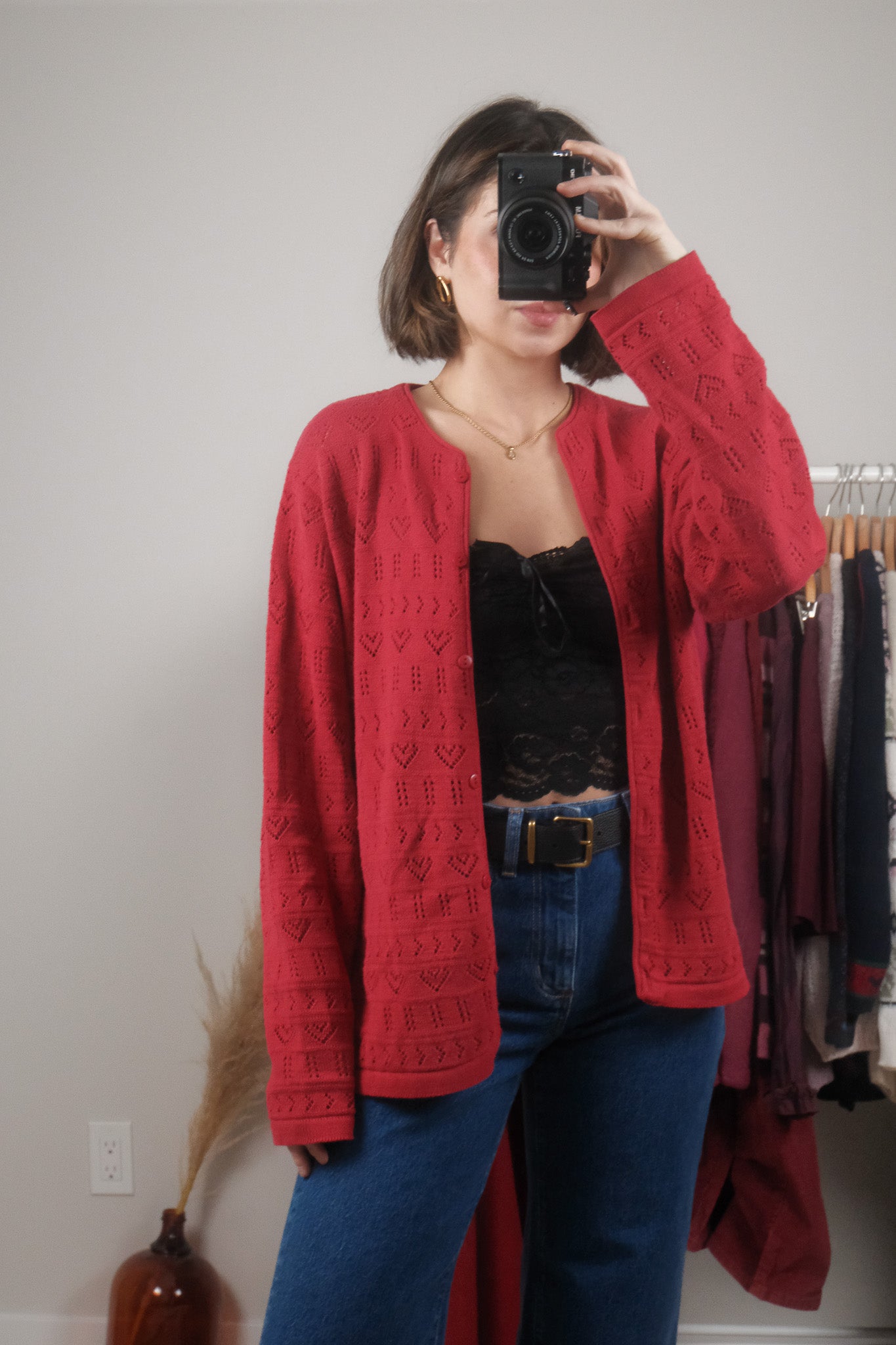 Made in Canada x Vintage x Cotton Heart Cardigan (L)