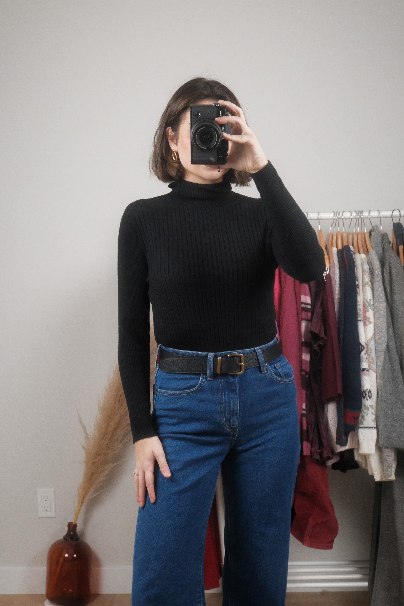 Vintage x Ribbed Turtleneck (XS/S)