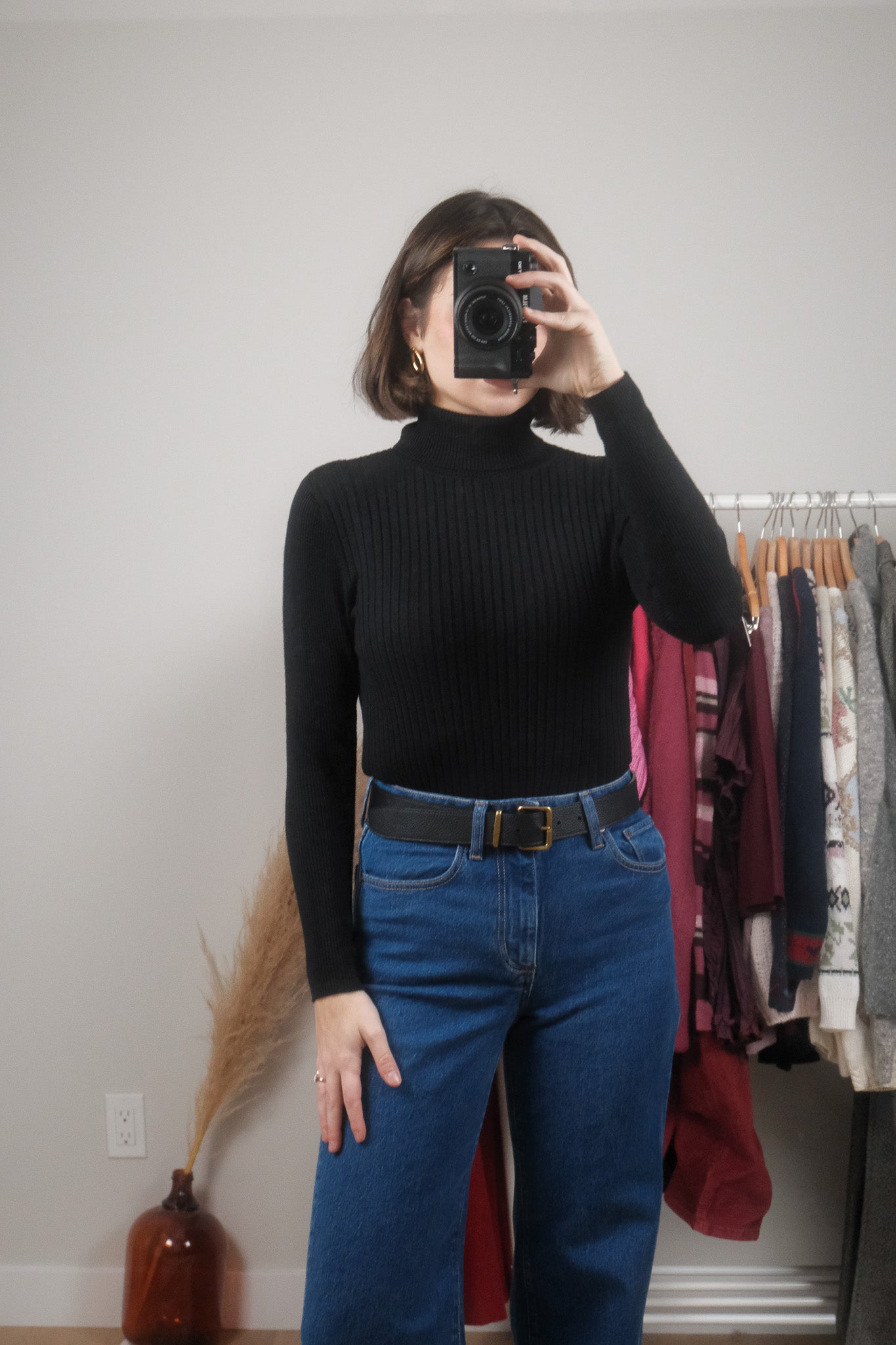 Vintage x Ribbed Turtleneck (XS/S)