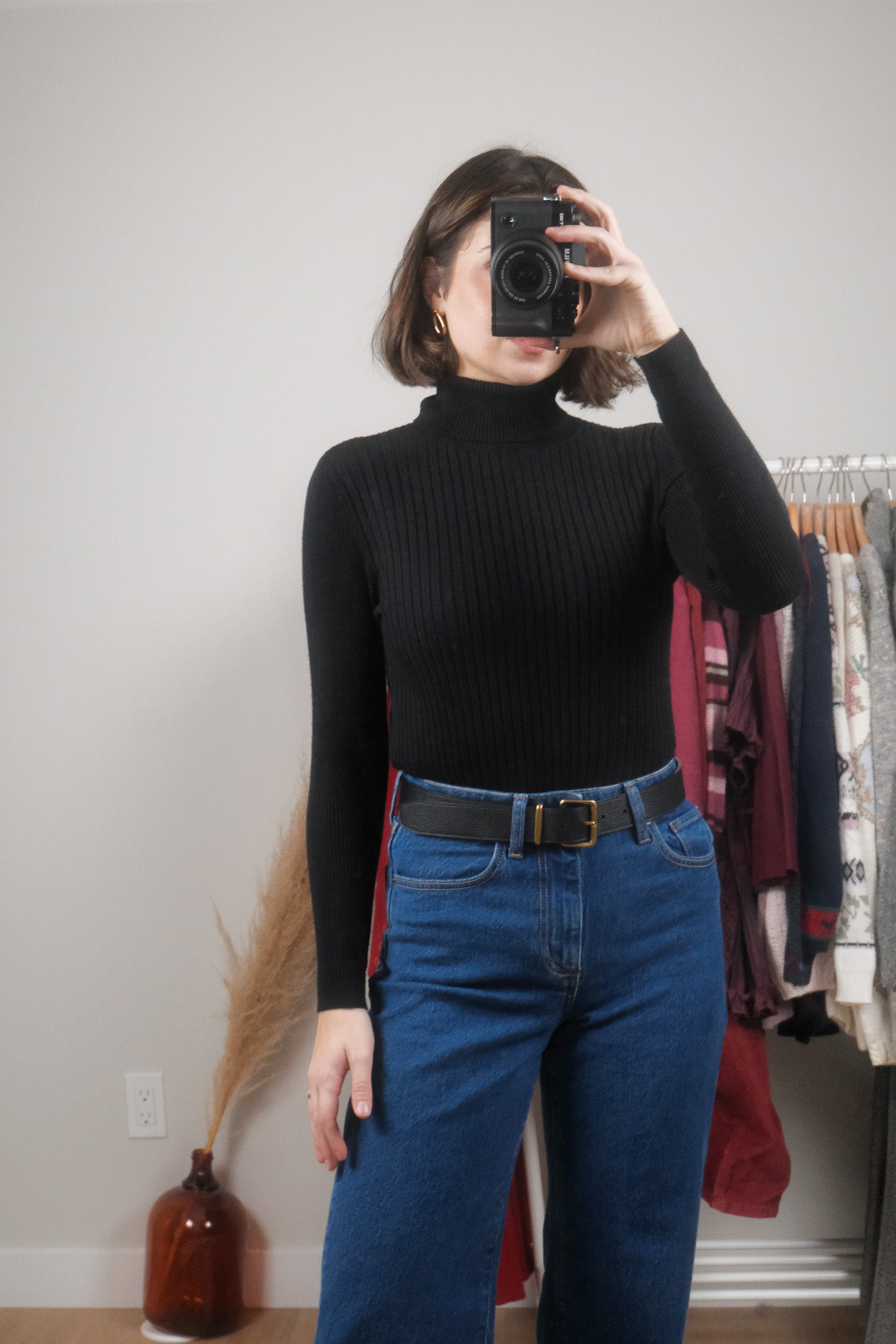 Vintage x Ribbed Turtleneck (XS/S)