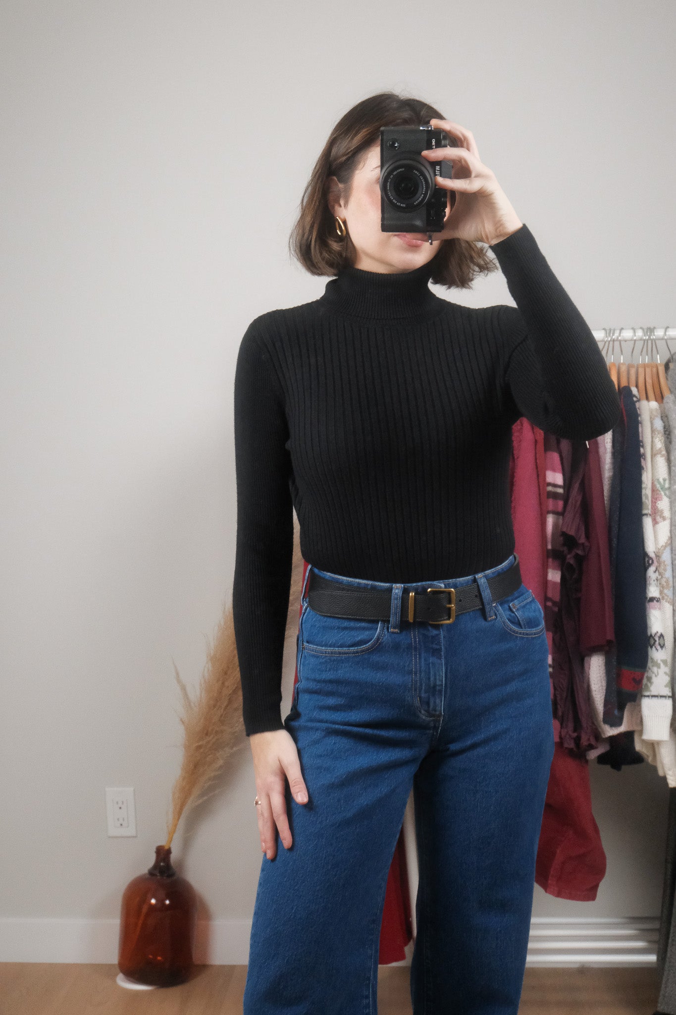 Vintage x Ribbed Turtleneck (XS/S)