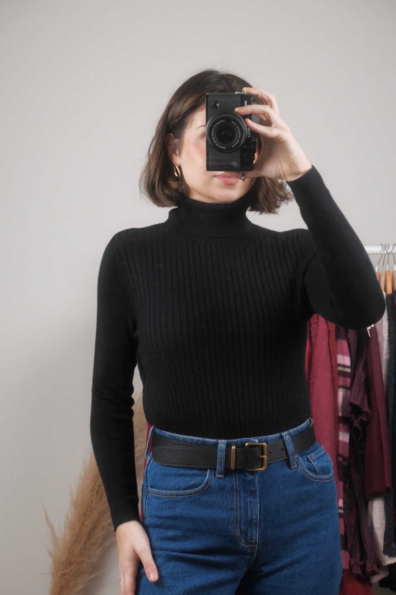 Vintage x Ribbed Turtleneck (XS/S)