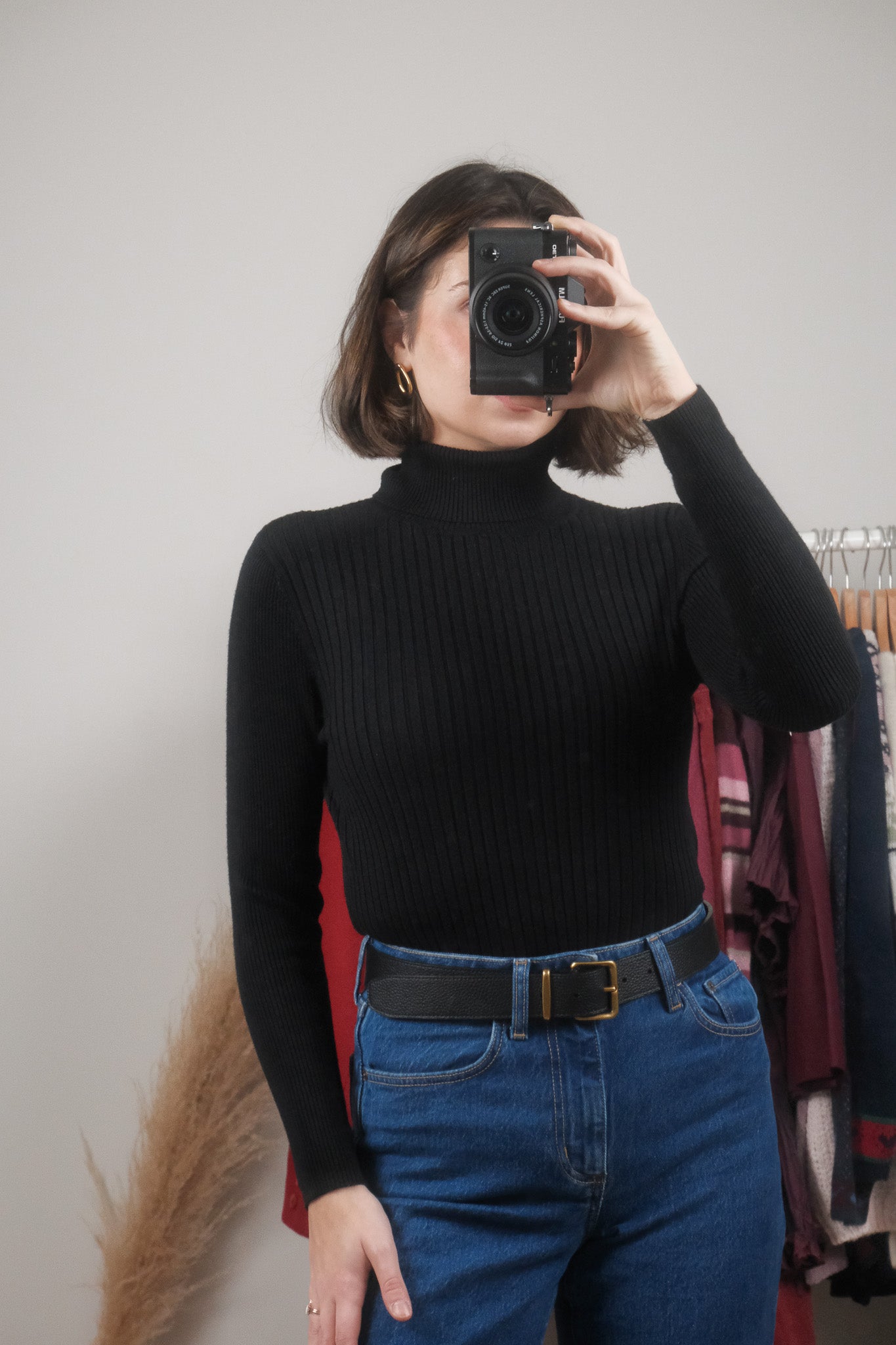 Vintage x Ribbed Turtleneck (XS/S)