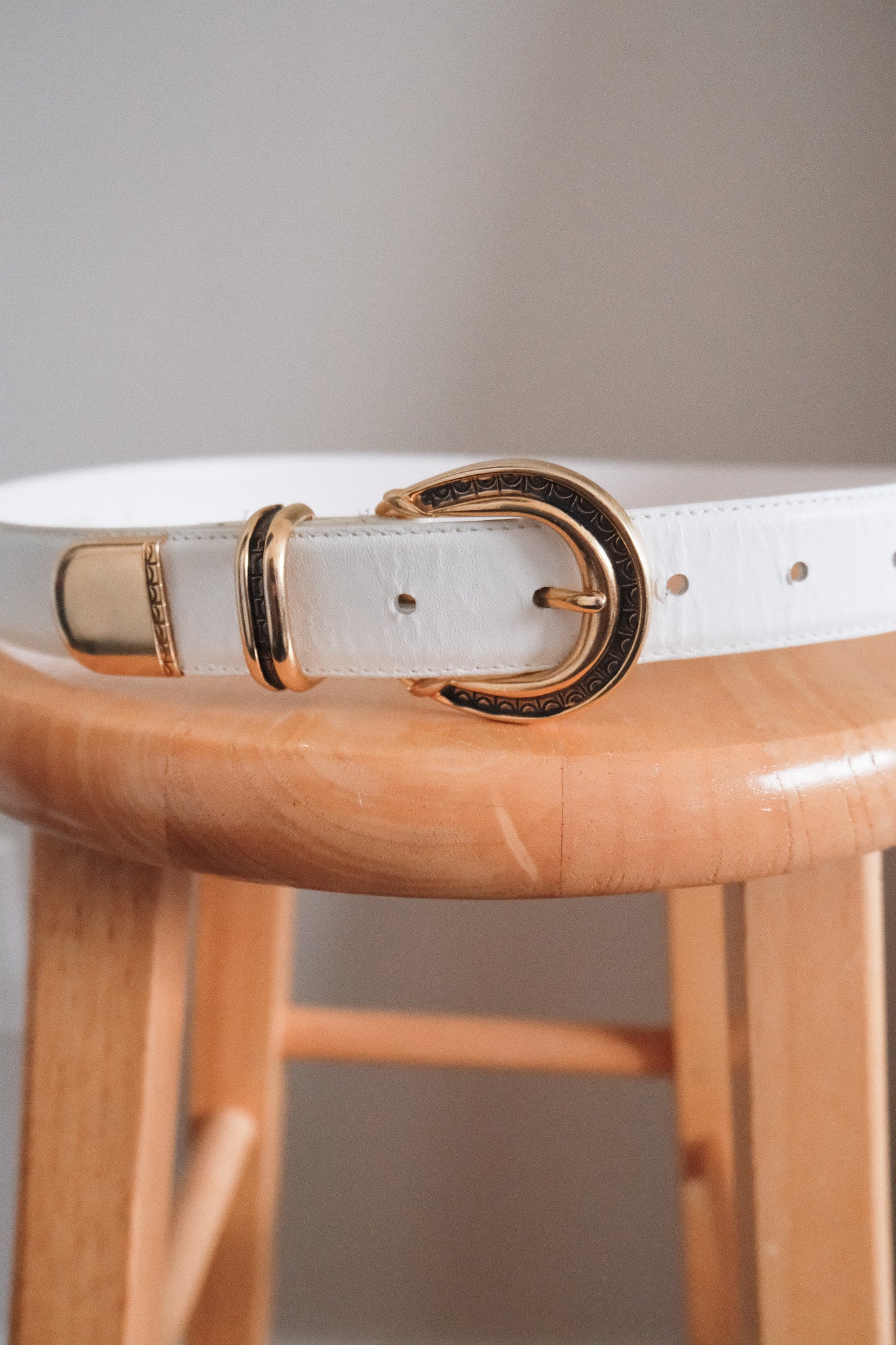 Vintage x Leather Belt (S/M)