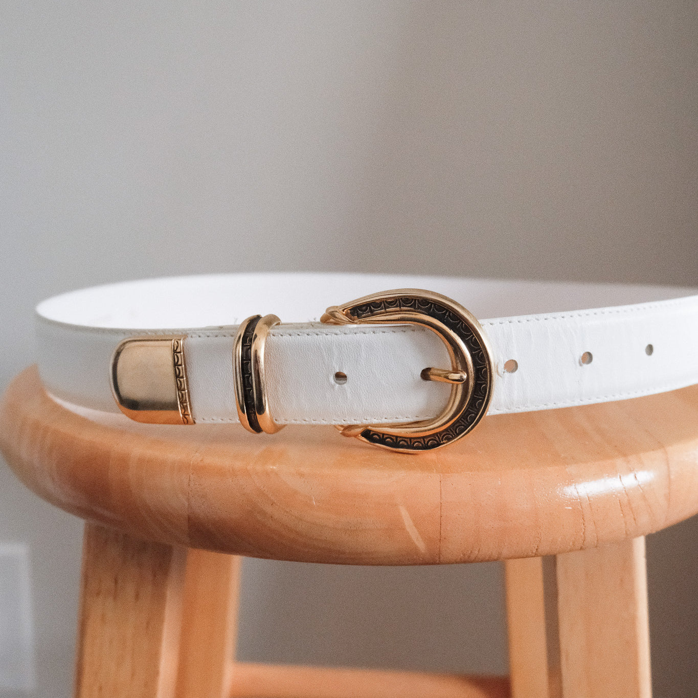 Vintage x Leather Belt (S/M)