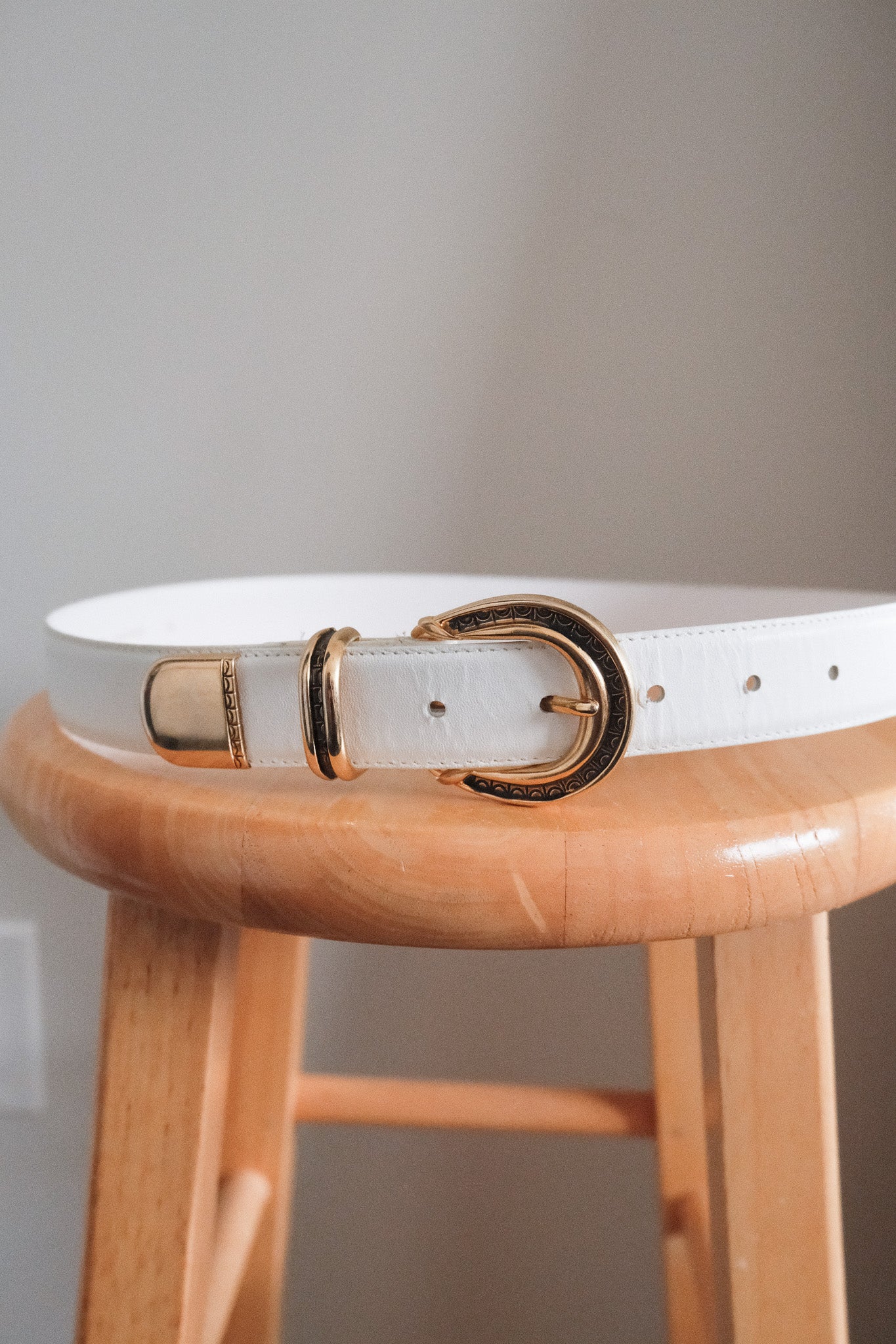 Vintage x Leather Belt (S/M)
