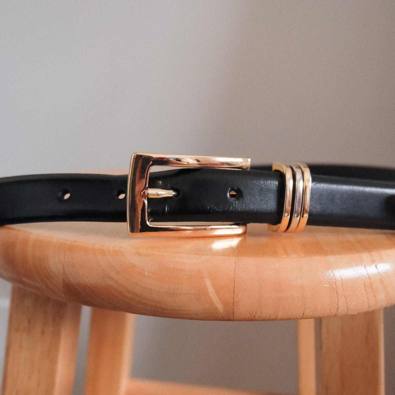 Vintage x Faux Leather Belt (XL)
