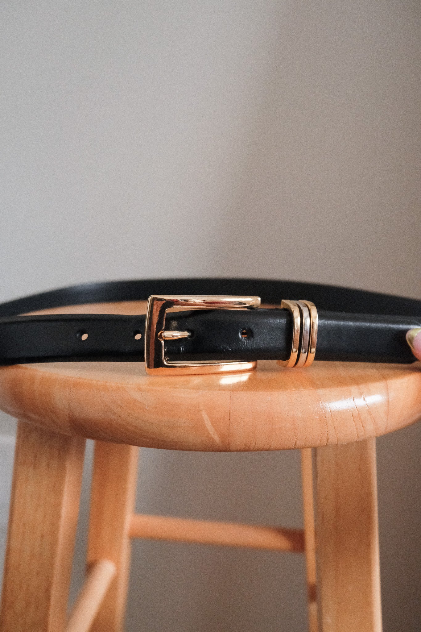 Vintage x Faux Leather Belt (XL)