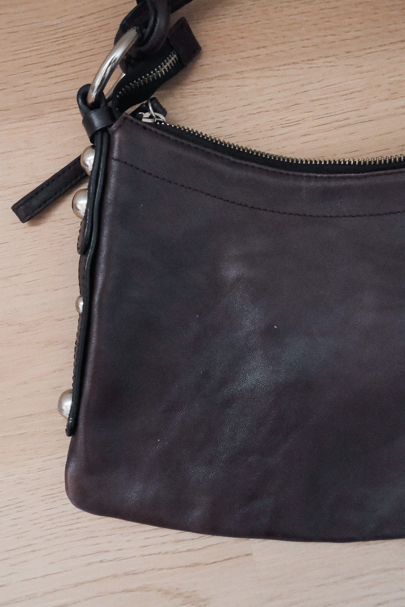 Vintage x Danier x Leather Studded Purse