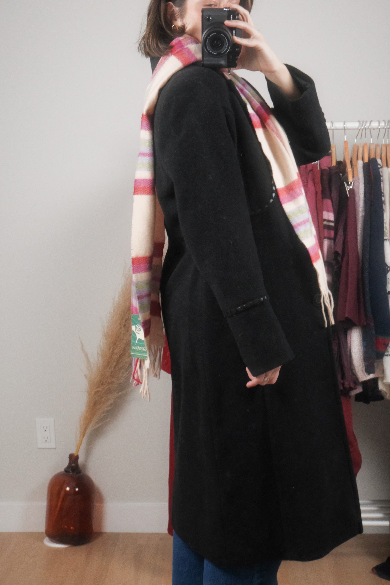 Made in Ireland x NWT x Plaid Lambswool Scarf