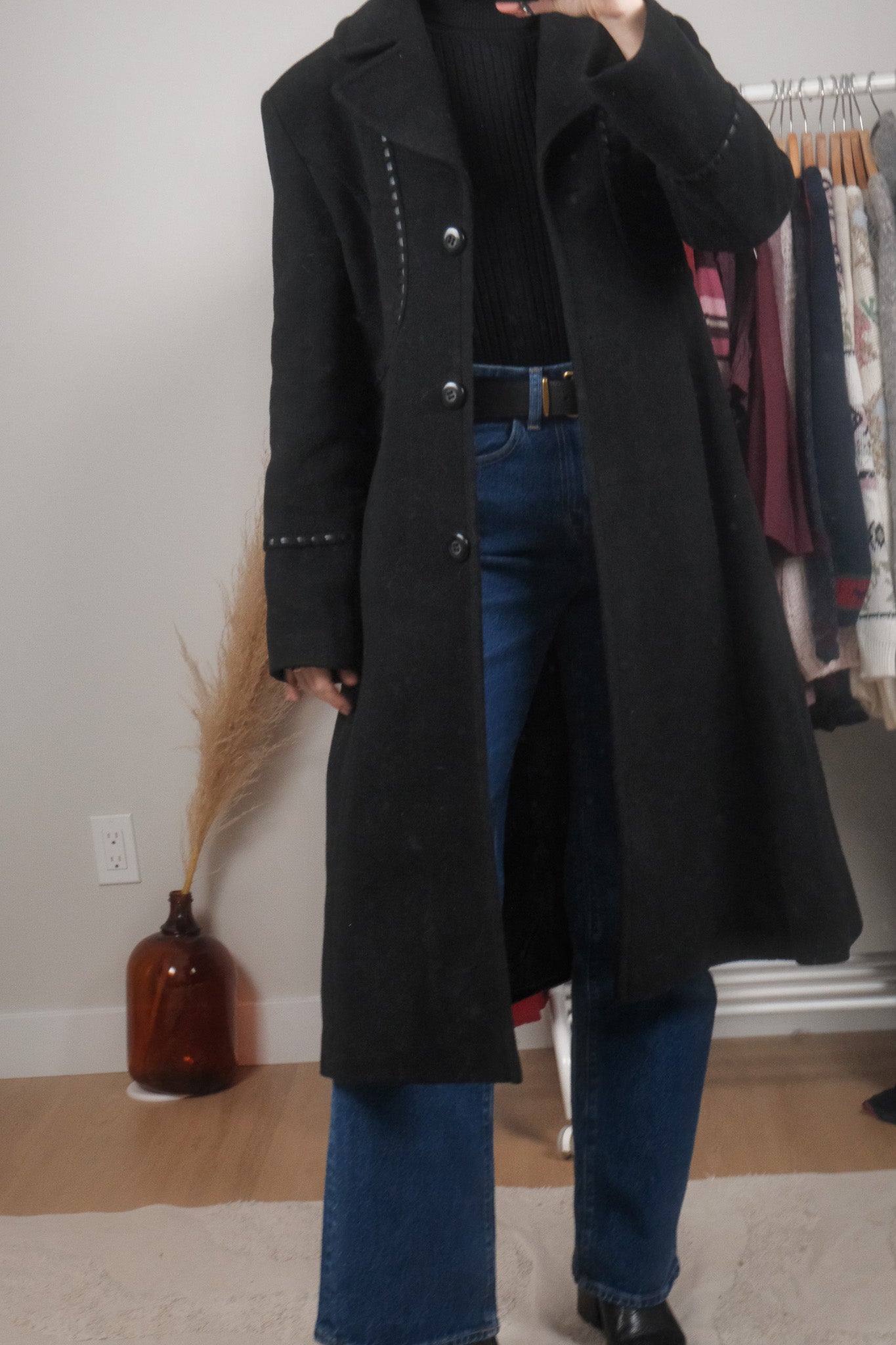 Vintage x Wool Blend Stitched Jacket (6/8)