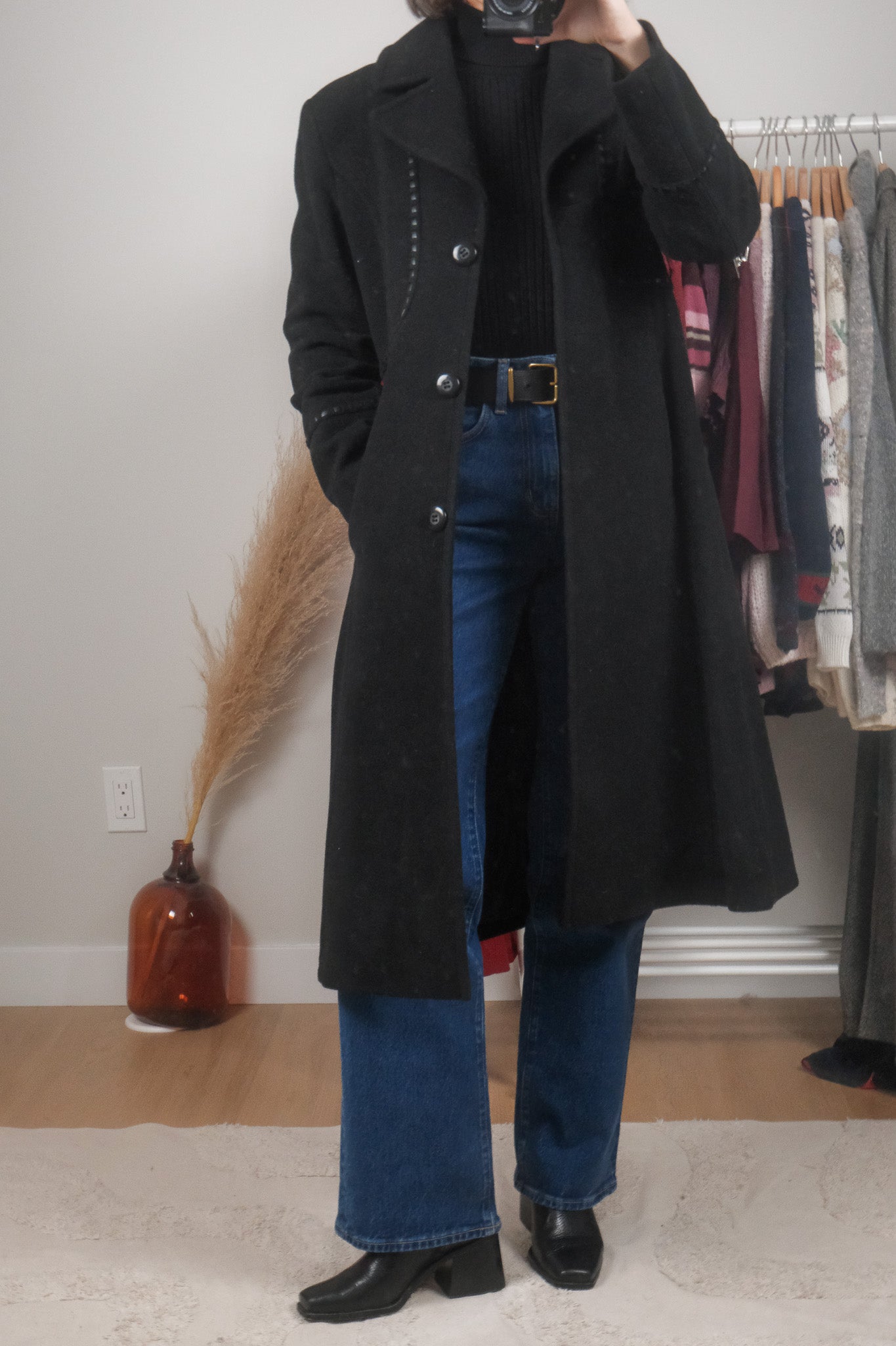 Vintage x Wool Blend Stitched Jacket (6/8)