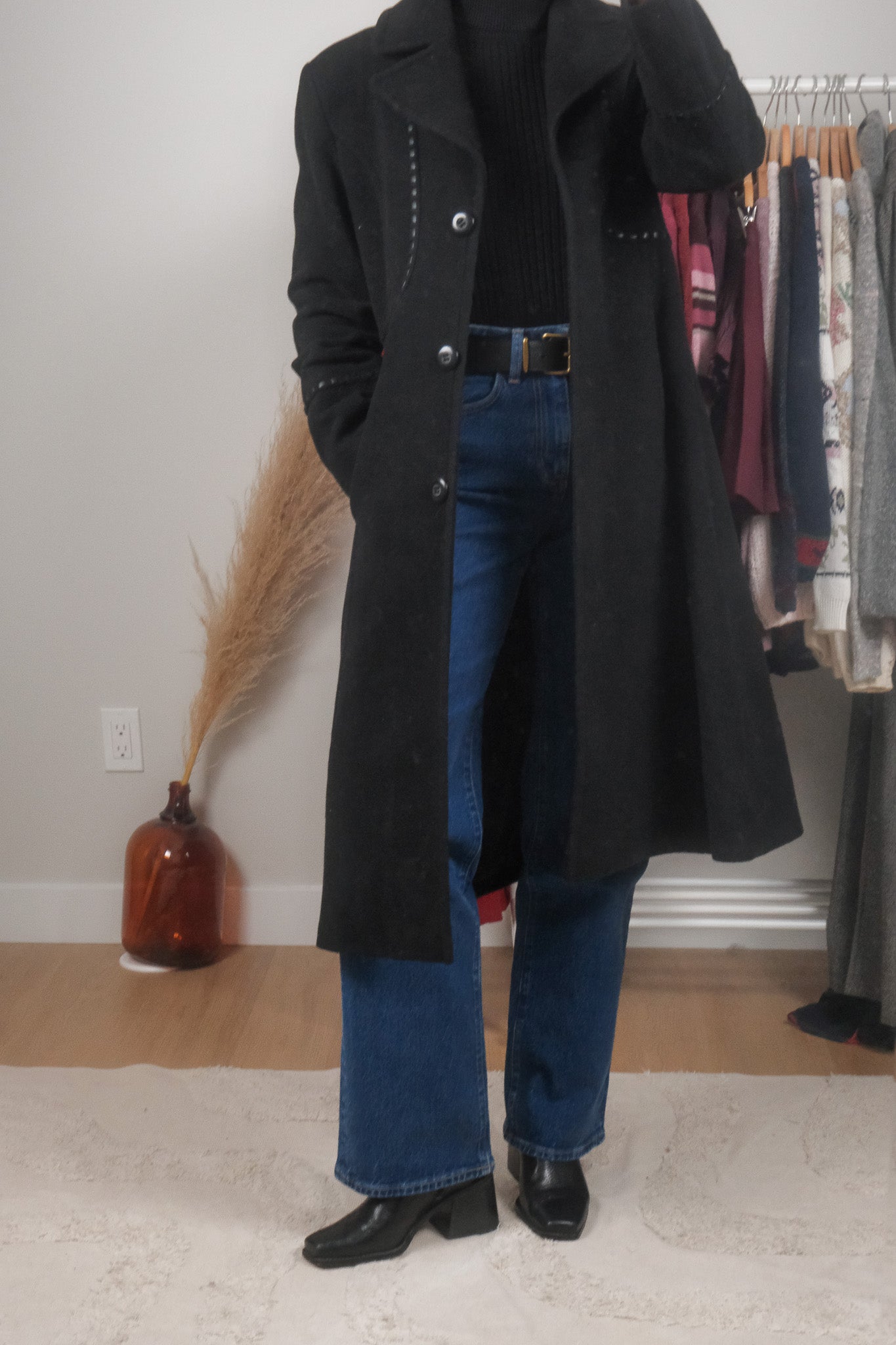 Vintage x Wool Blend Stitched Jacket (6/8)