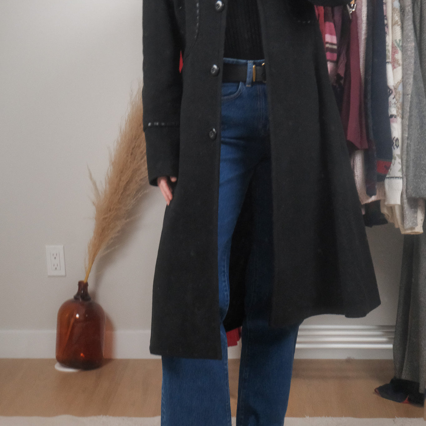 Vintage x Wool Blend Stitched Jacket (6/8)