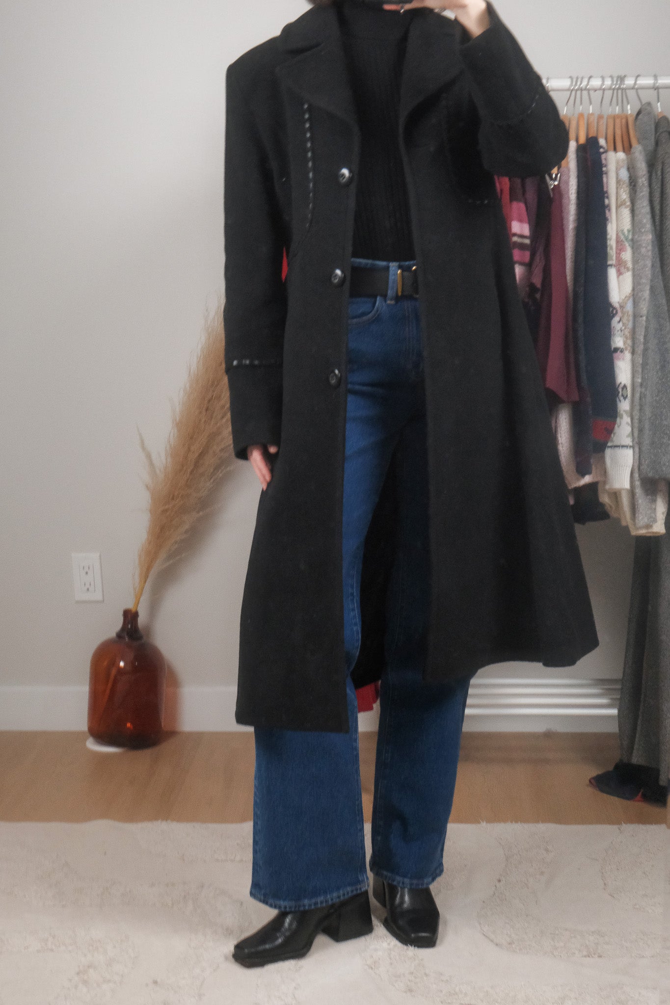 Vintage x Wool Blend Stitched Jacket (6/8)
