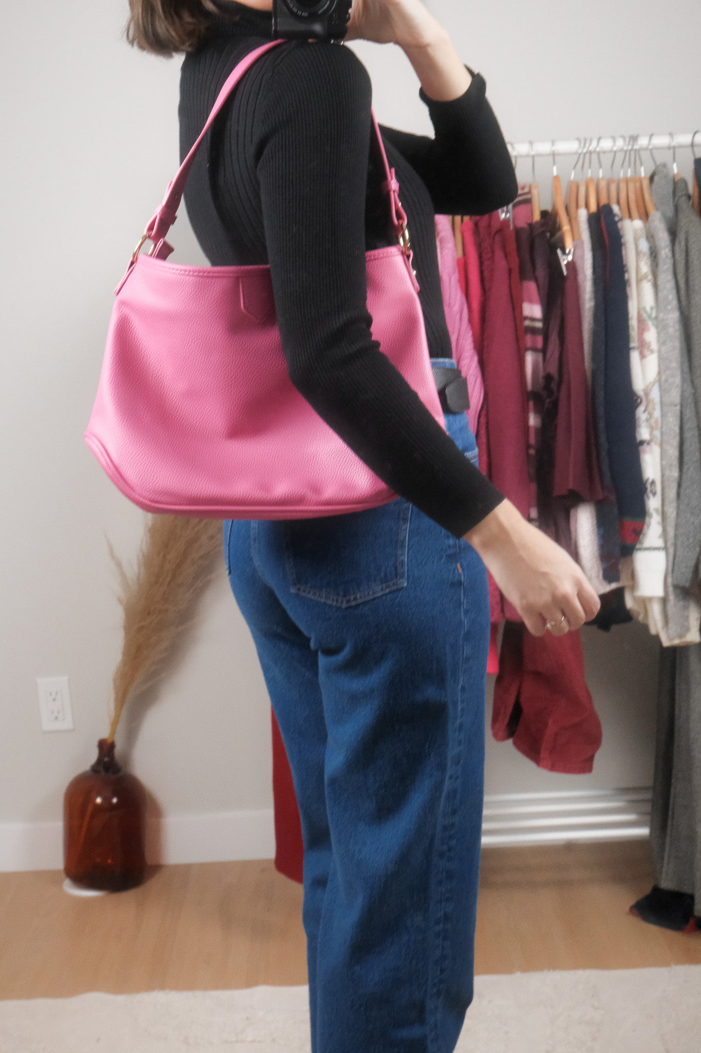 Vintage x Faux Leather Purse