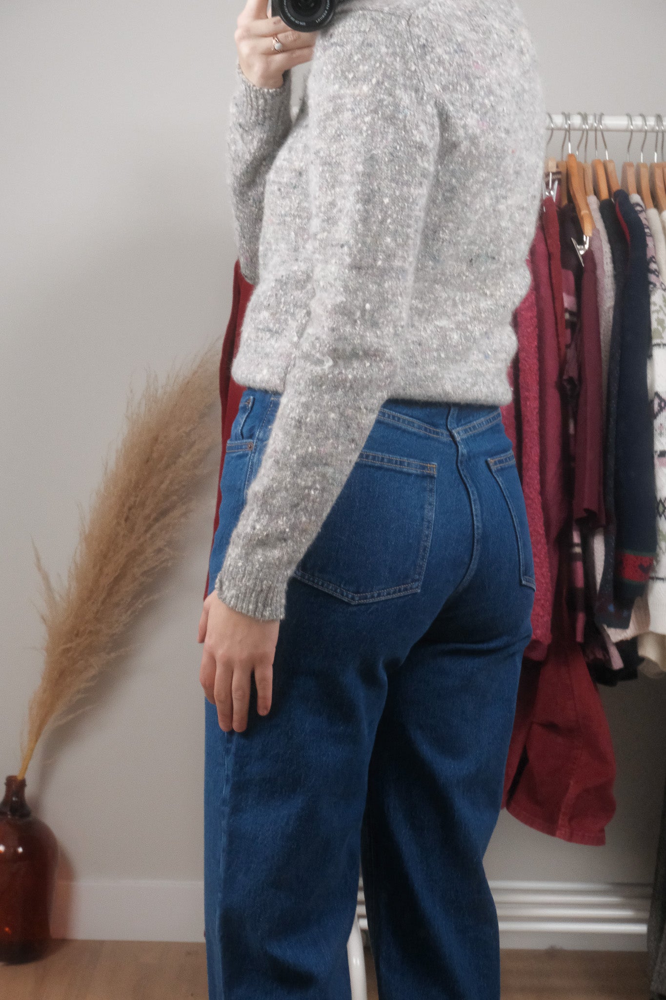 Vintage x Wool & Angora Speckled Sweater (S/M)