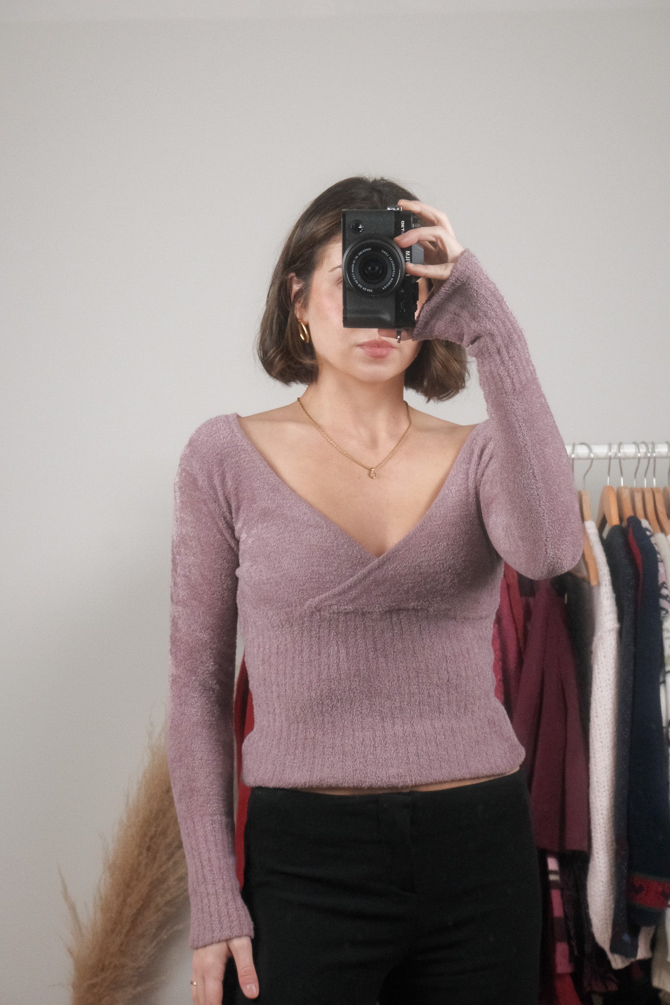 Vintage x Fuzzy Long-Sleeve (S/M)