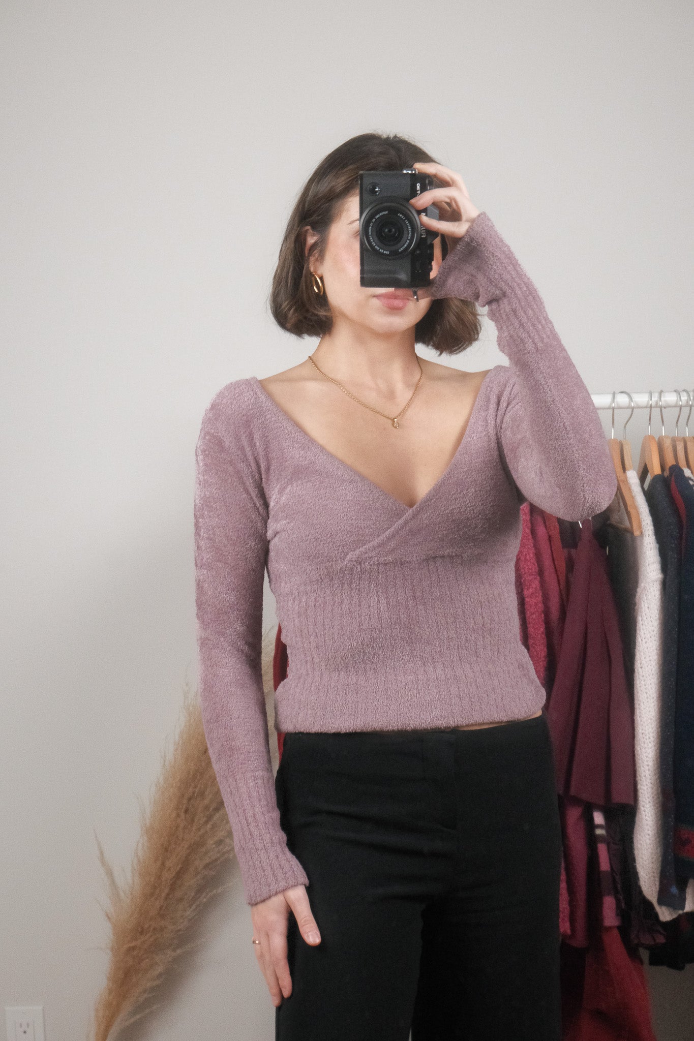 Vintage x Fuzzy Long-Sleeve (S/M)