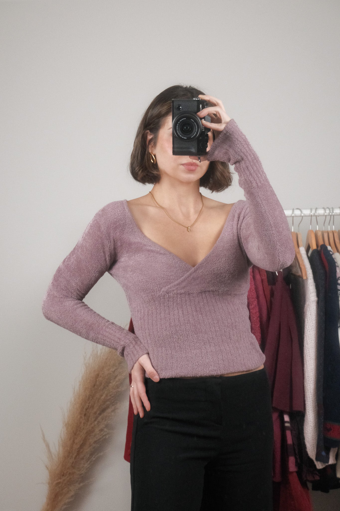 Vintage x Fuzzy Long-Sleeve (S/M)