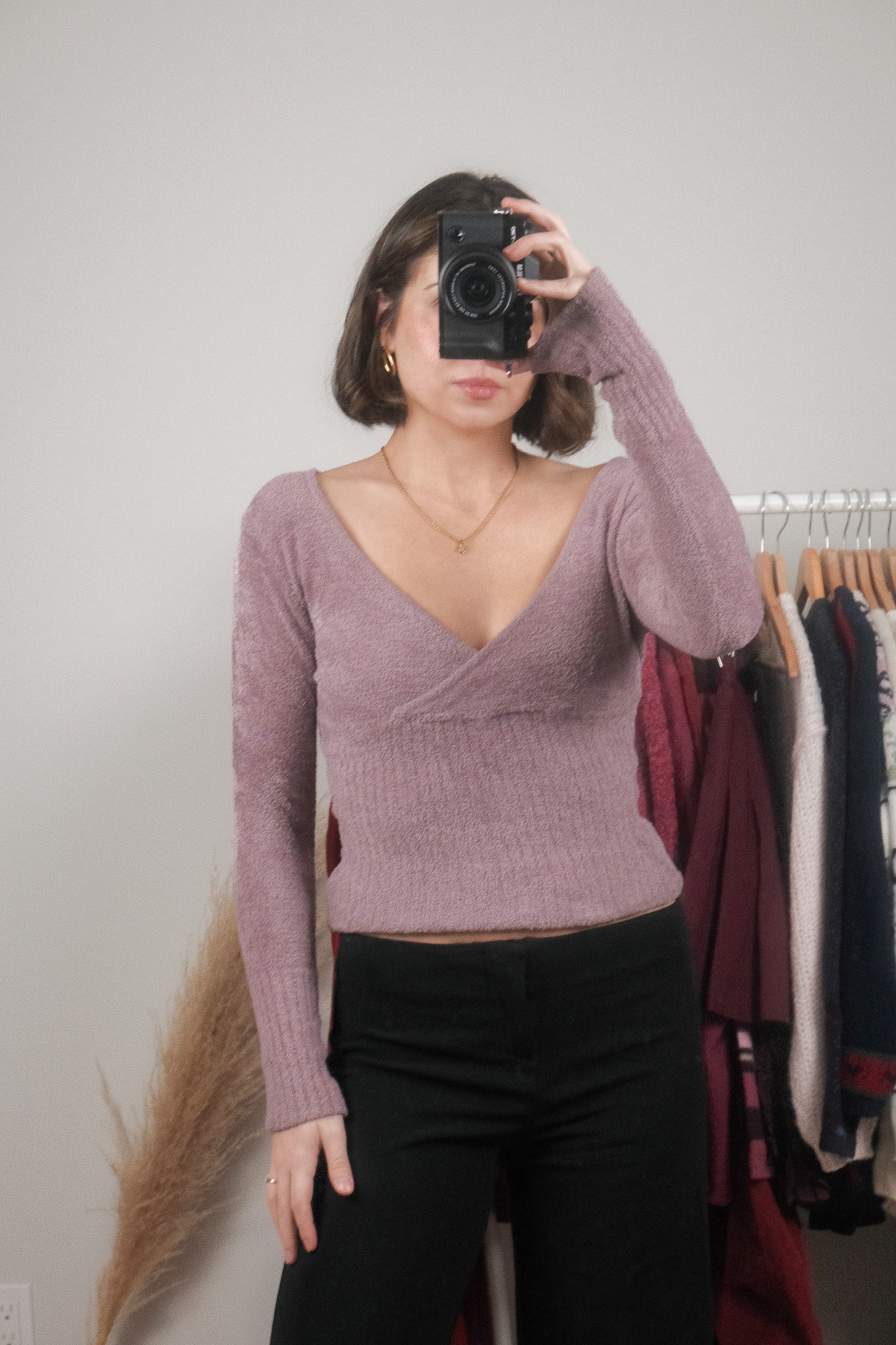 Vintage x Fuzzy Long-Sleeve (S/M)