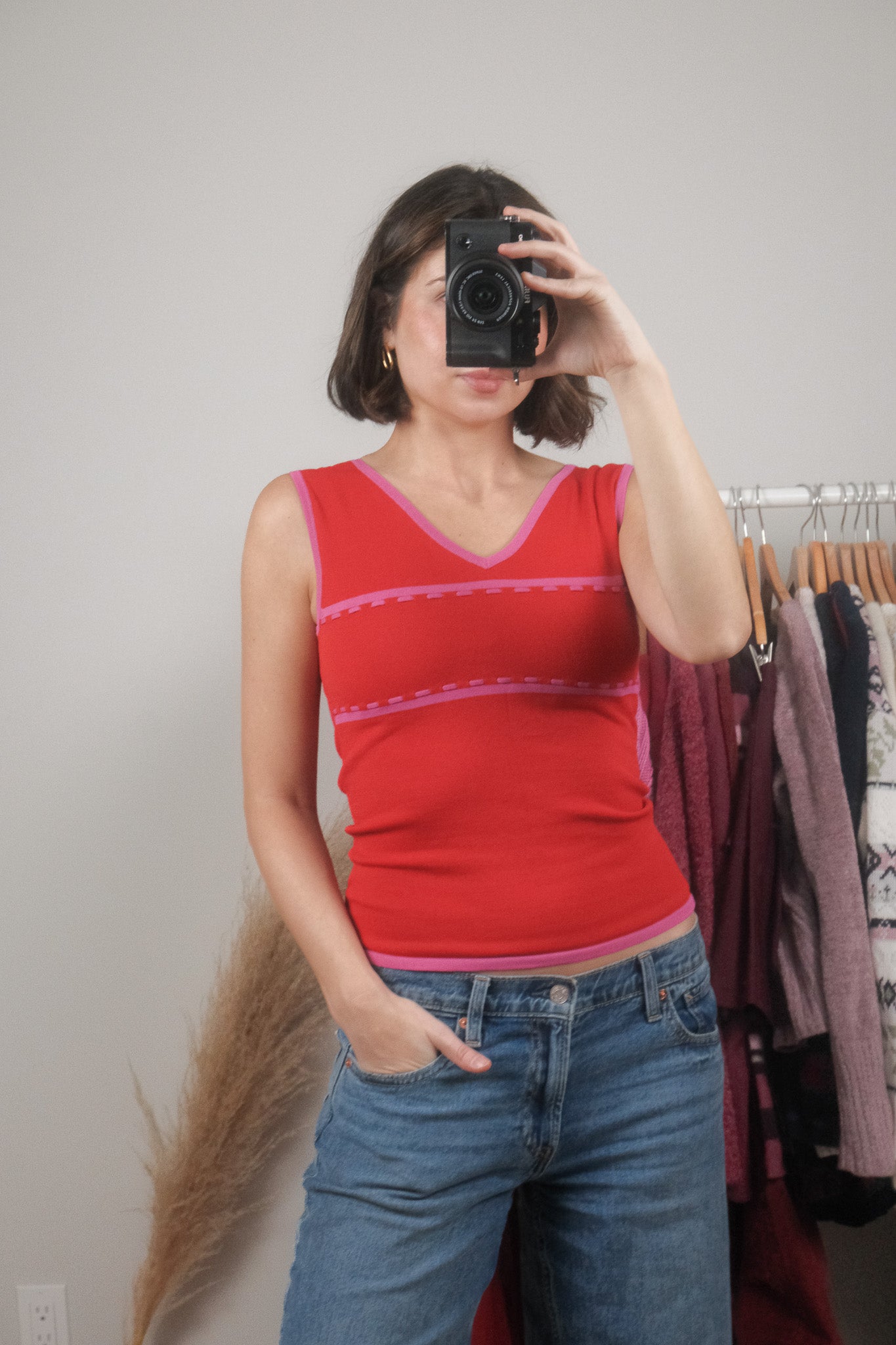 Vintage x Two-Tone Stitched Tank (S)