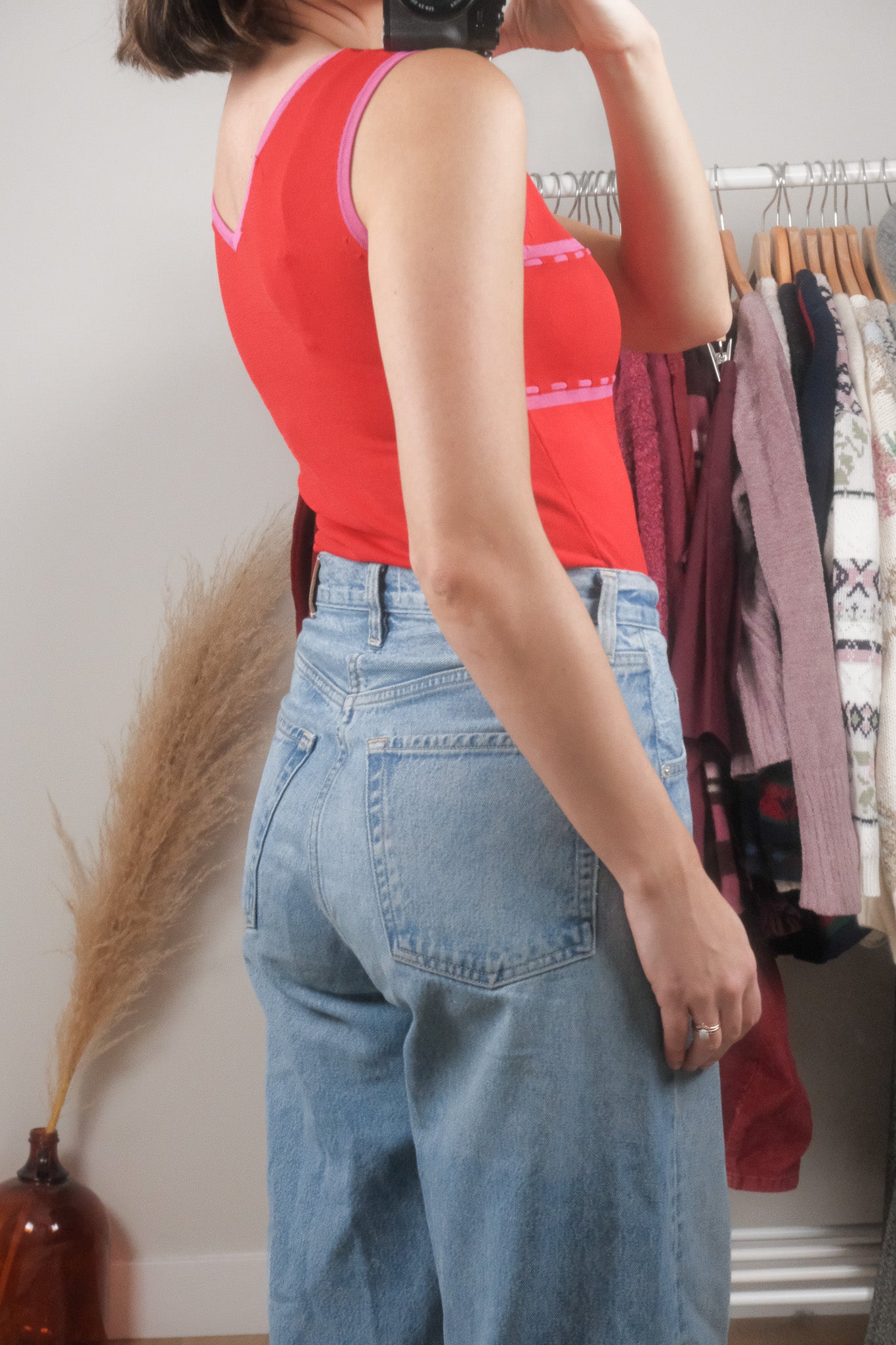 Vintage x Two-Tone Stitched Tank (S)