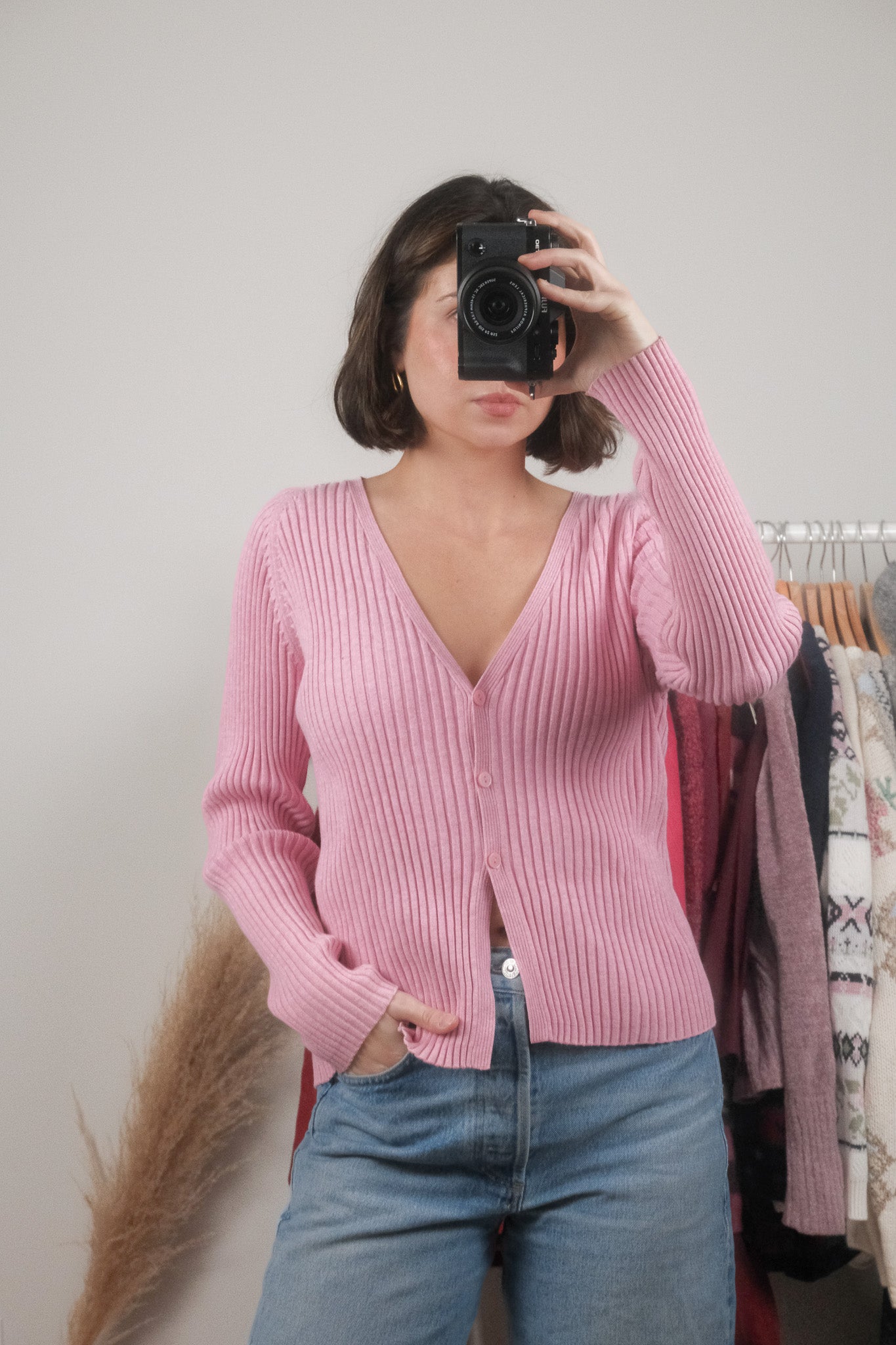 Vintage x Gap 2001 x Cotton Ribbed Cardigan (M/L)