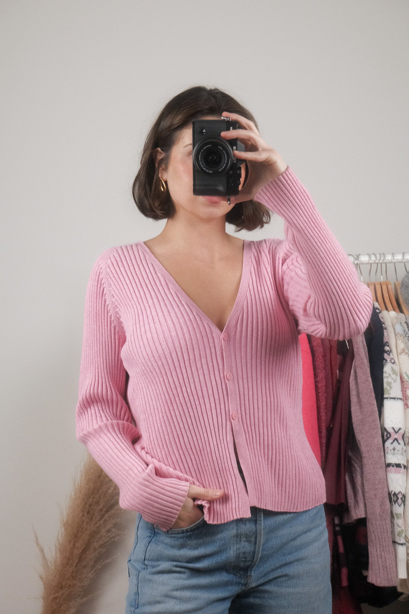 Vintage x Gap 2001 x Cotton Ribbed Cardigan (M/L)