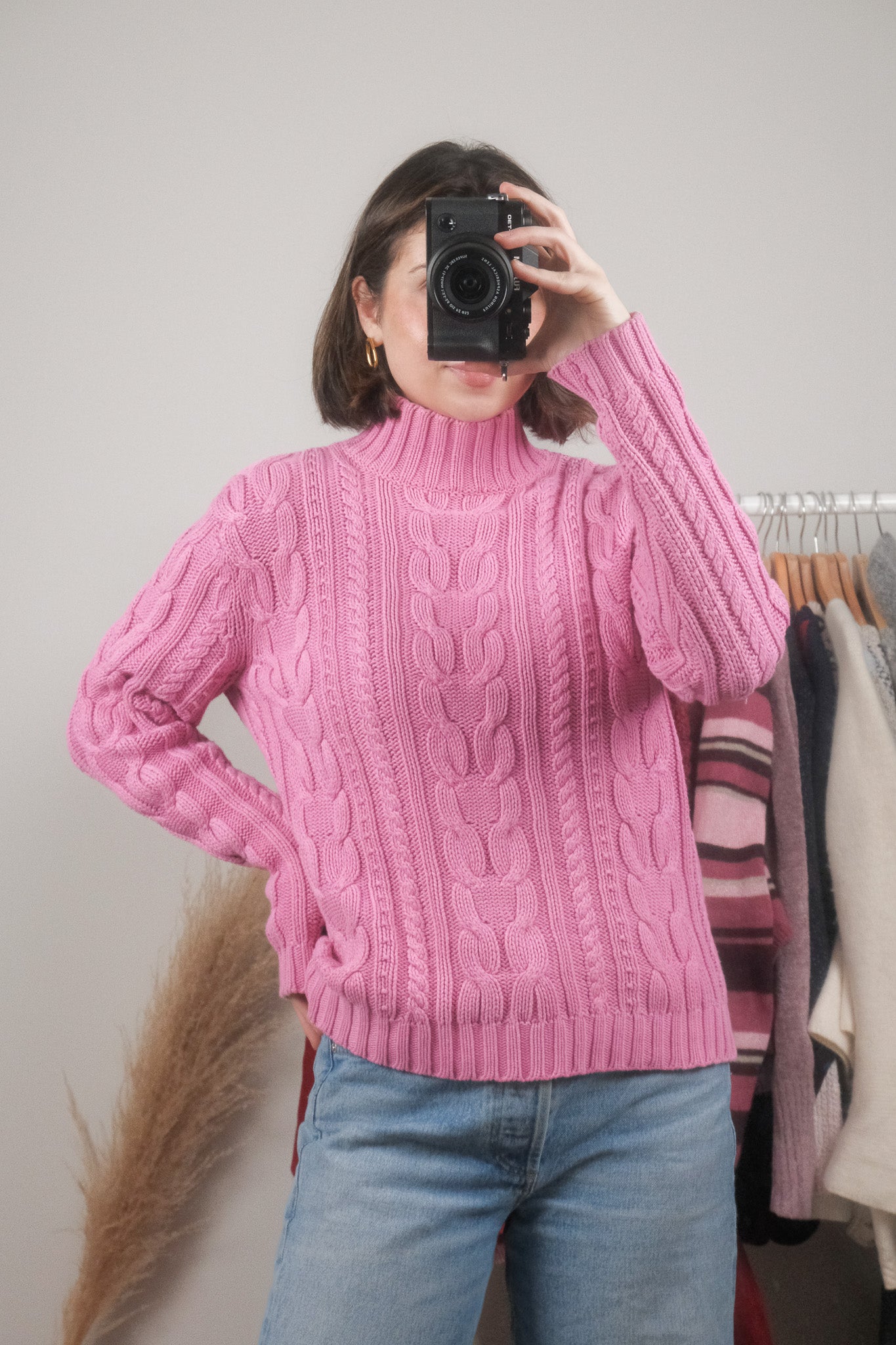 Vintage x Cotton Chunky Cable Knit (M)