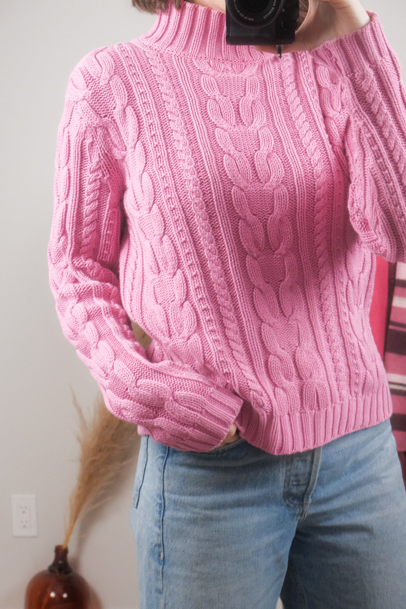 Vintage x Cotton Chunky Cable Knit (M)