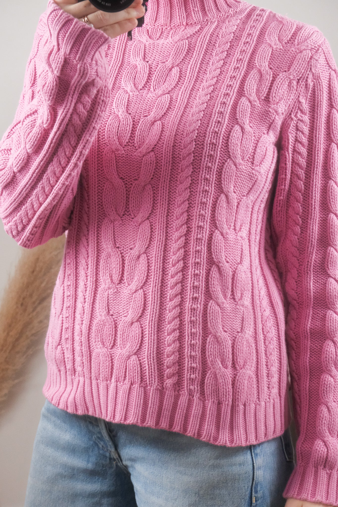 Vintage x Cotton Chunky Cable Knit (M)