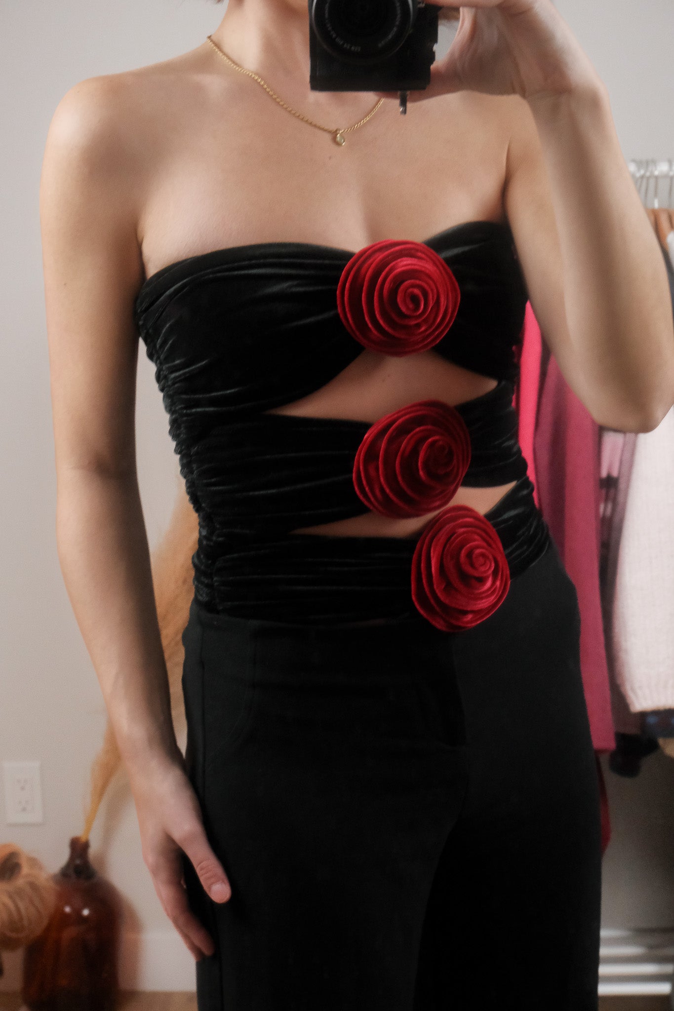 Modern x Ronny Kobo x Velvet Roset Tube Top (S)