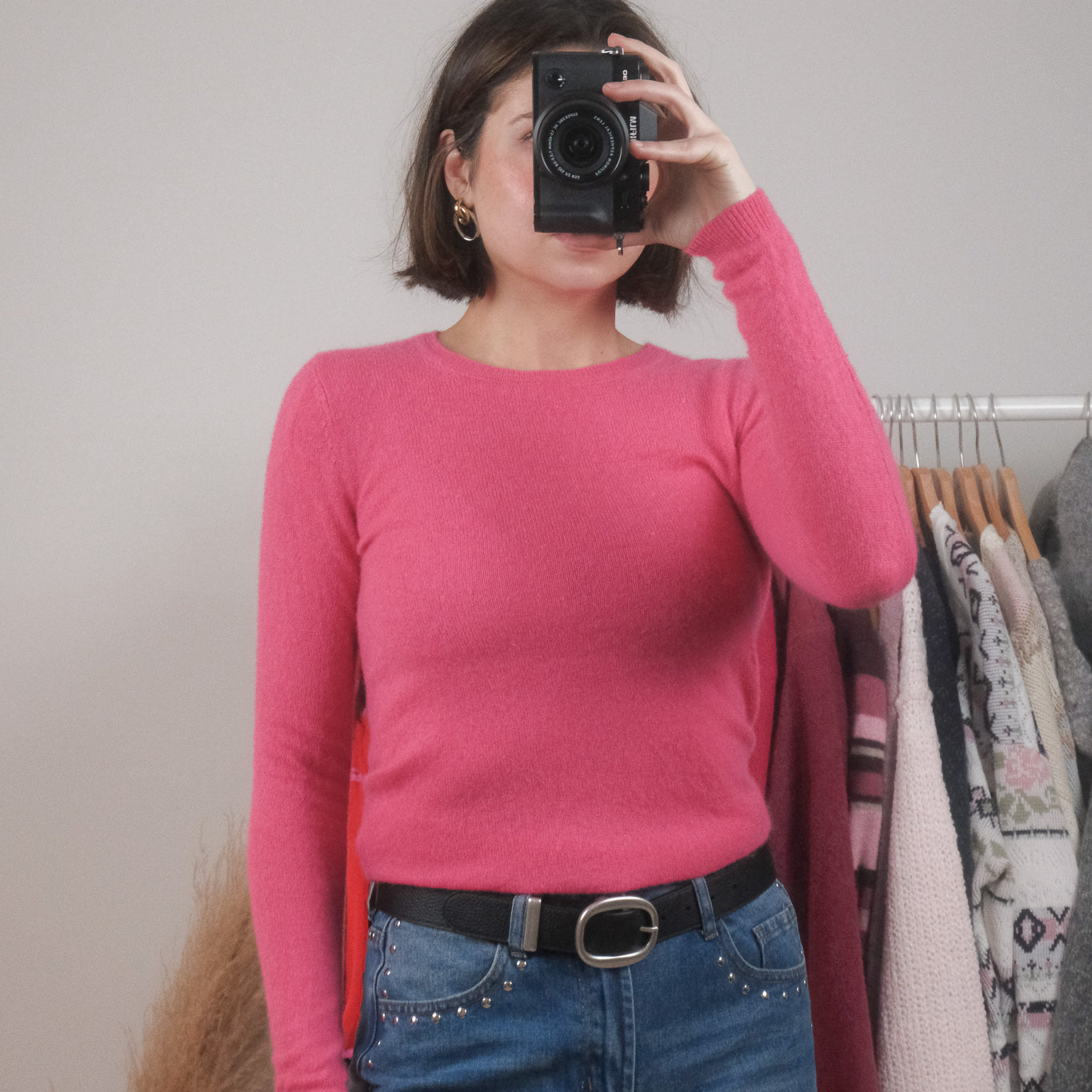 Vintage x 100% Cashmere Long-Sleeve (XS)
