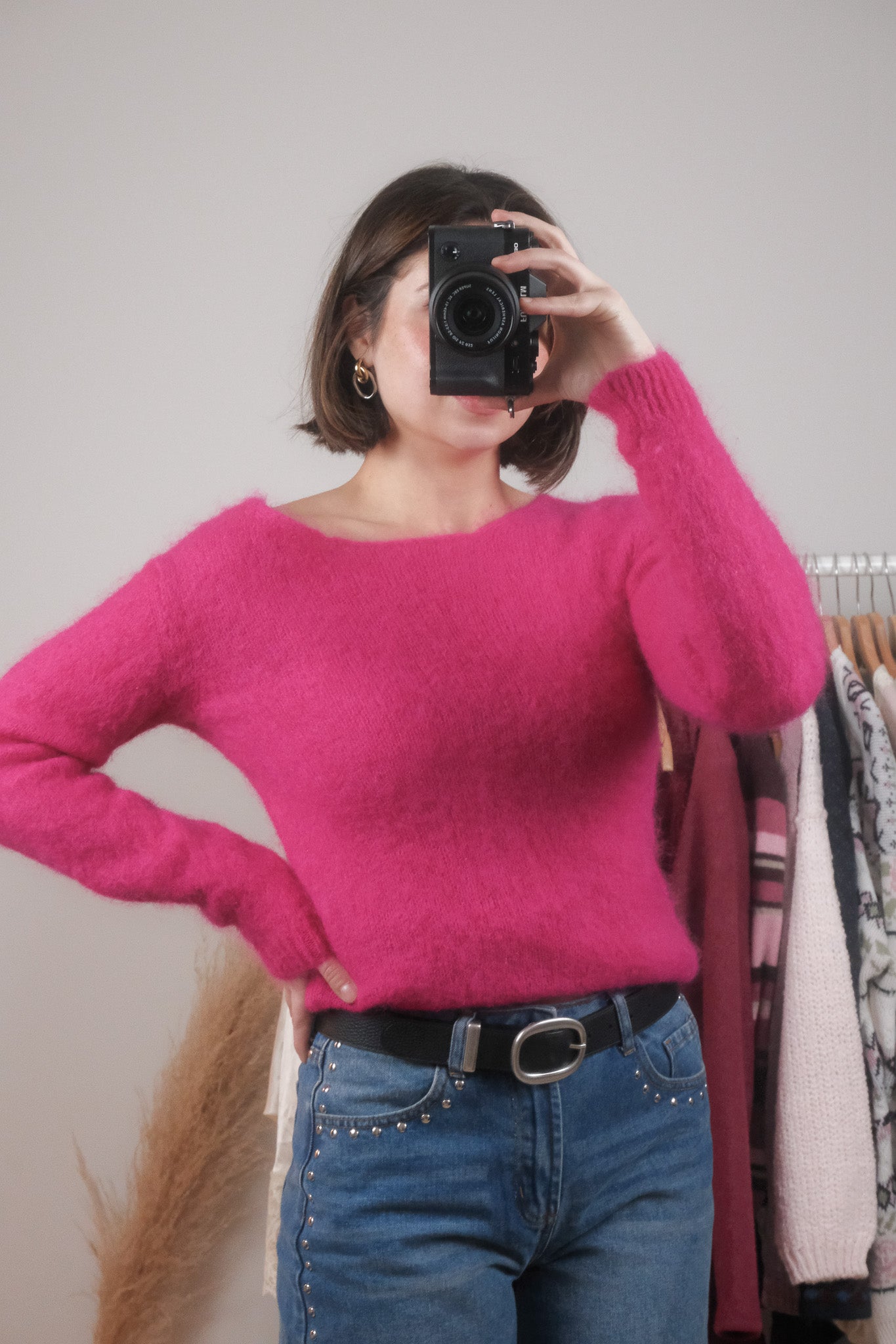 Made in Italy x Mohair/Wool Blend Sweater (S)