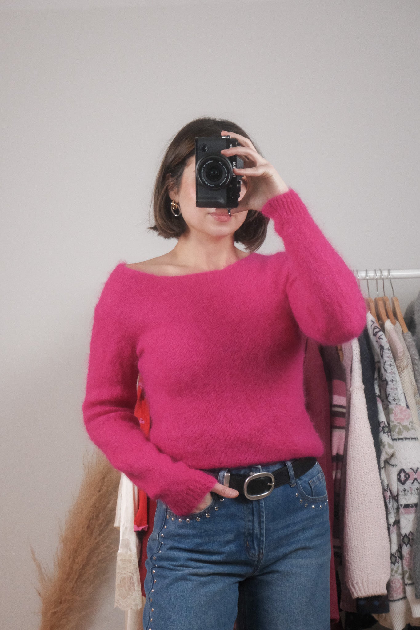 Made in Italy x Mohair/Wool Blend Sweater (S)