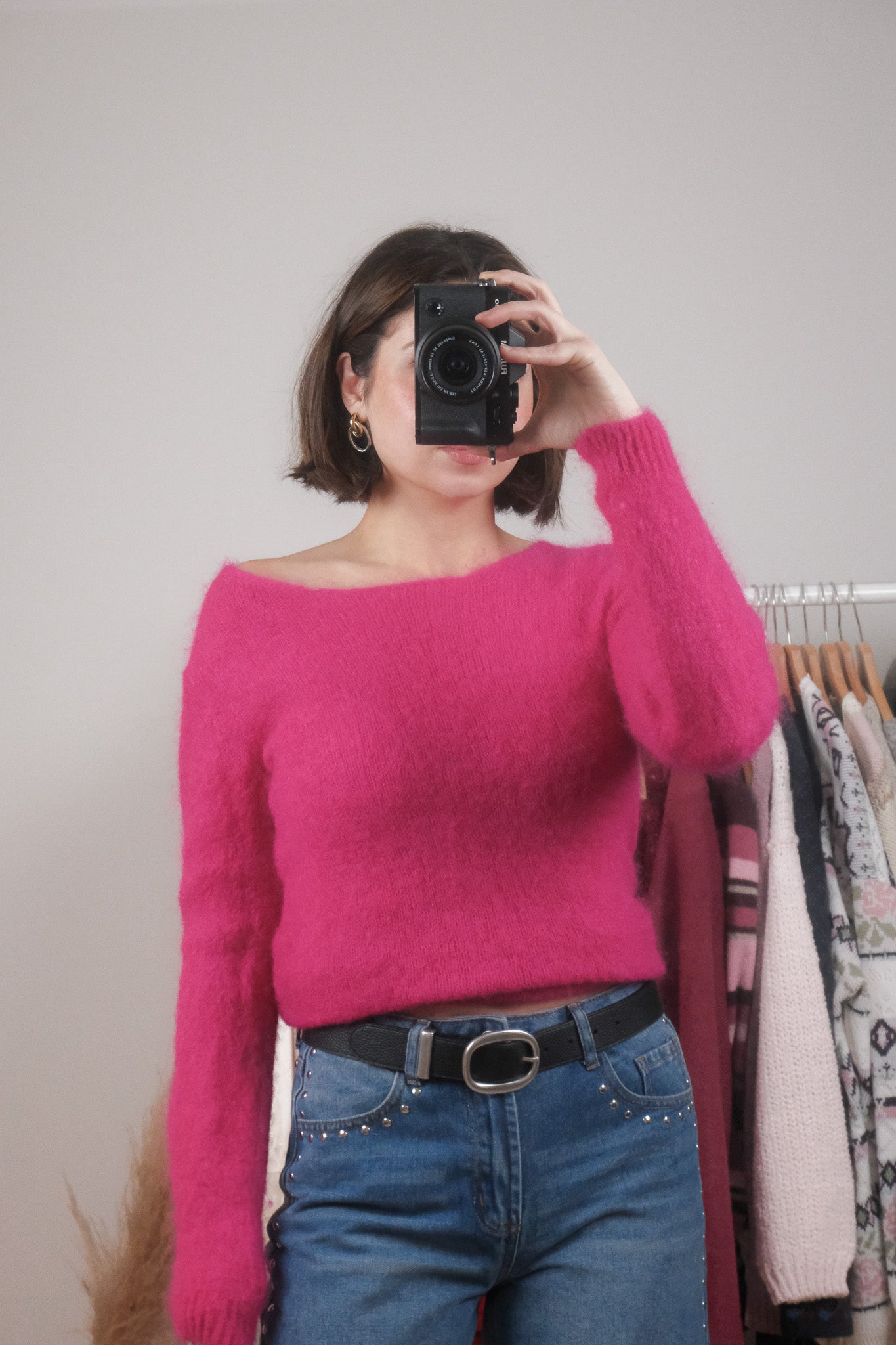 Made in Italy x Mohair/Wool Blend Sweater (S)