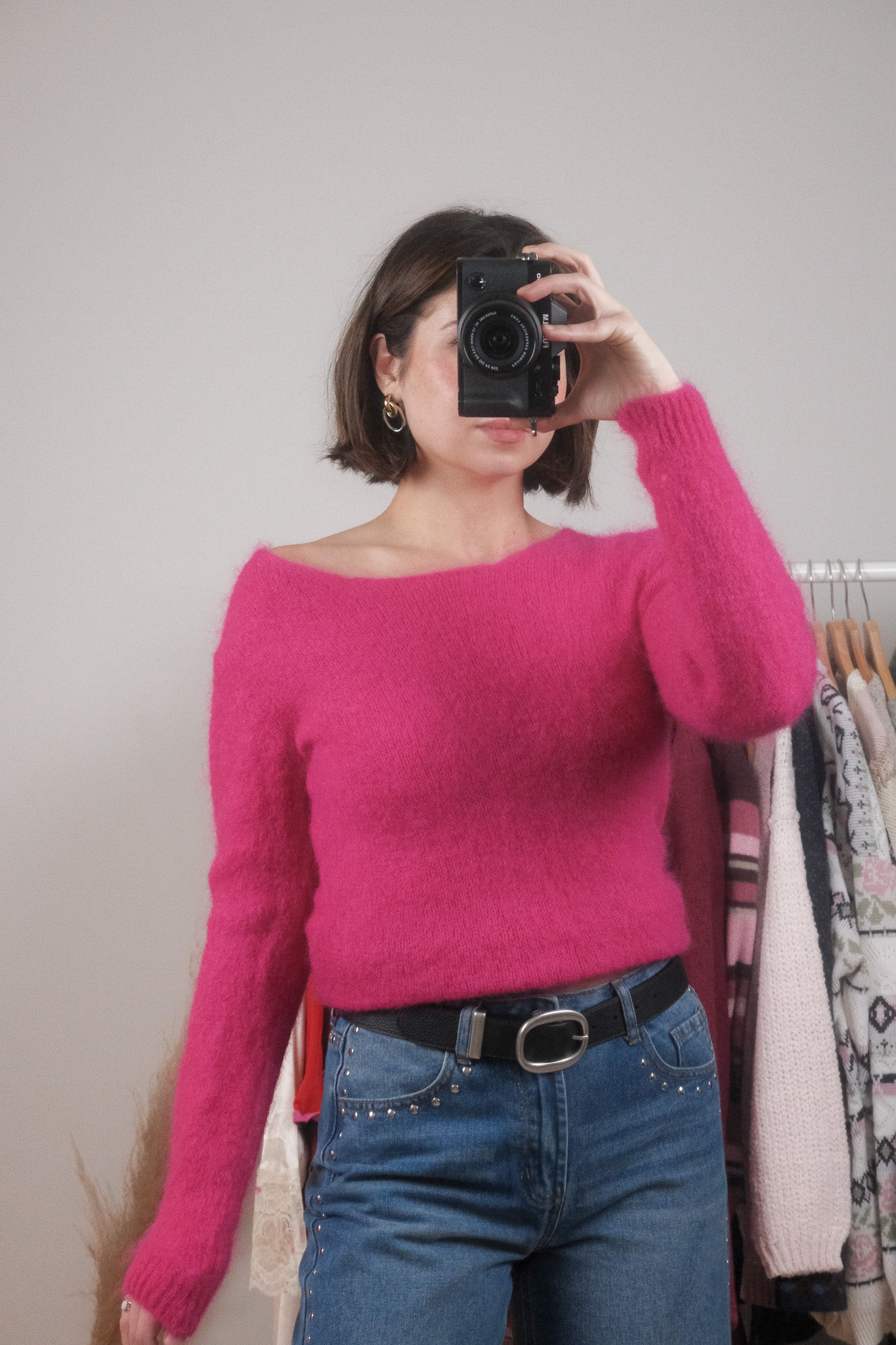 Made in Italy x Mohair/Wool Blend Sweater (S)