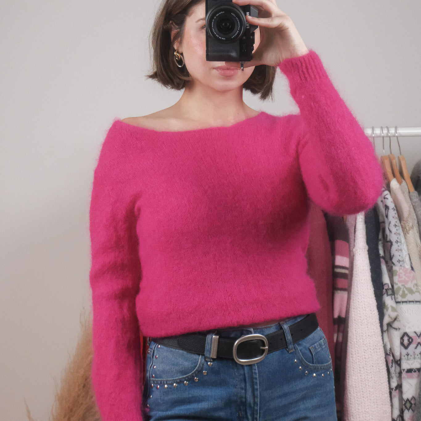 Made in Italy x Mohair/Wool Blend Sweater (S)