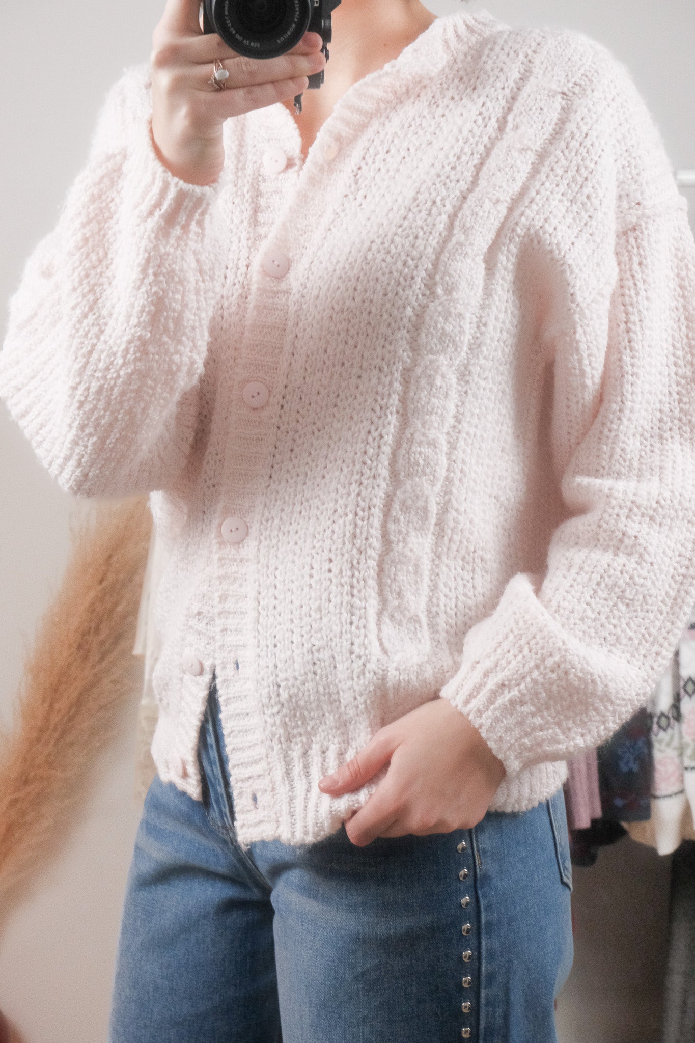 Vintage x Knit Cardigan (M)